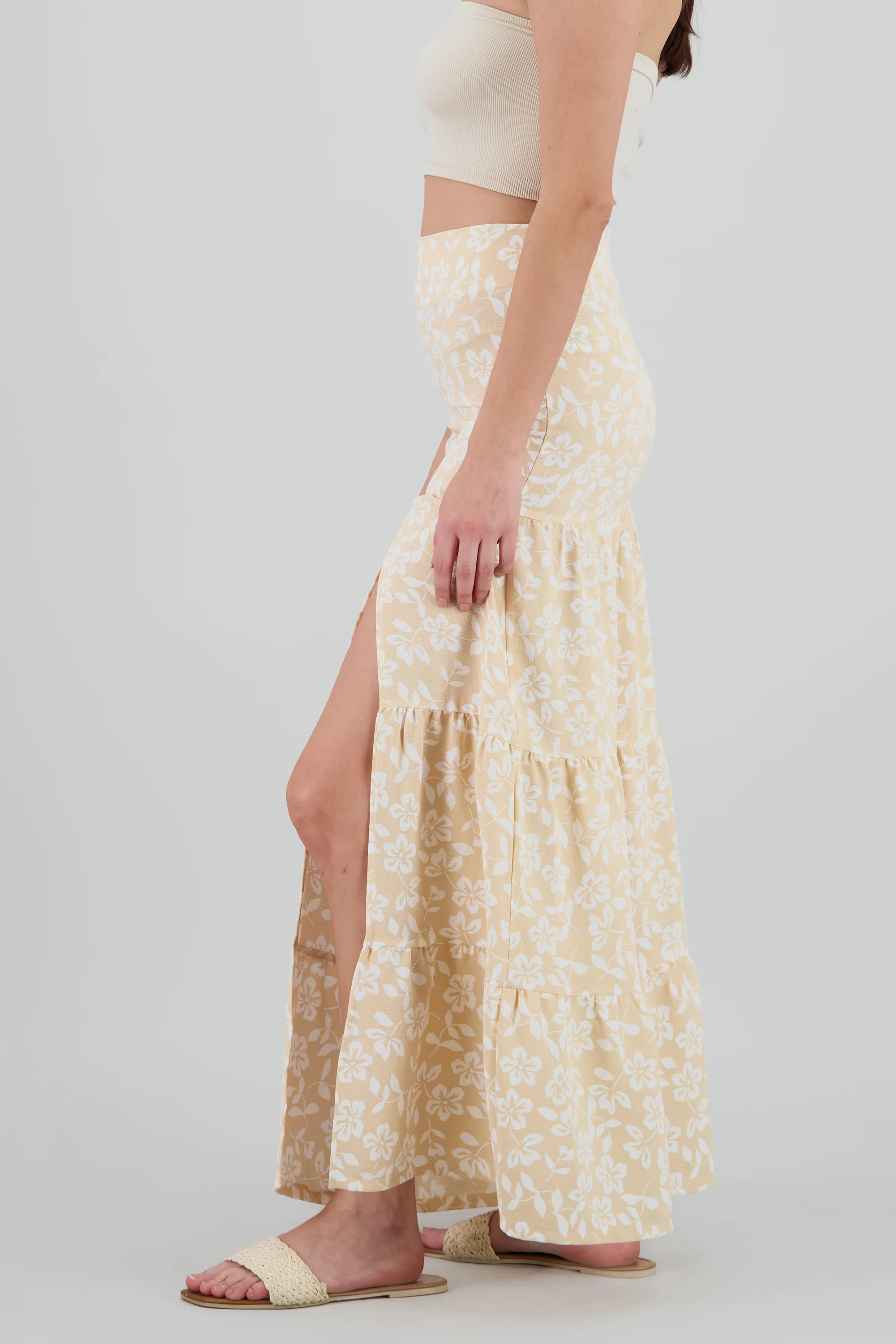 Falda maxi estampado flores - Image 3