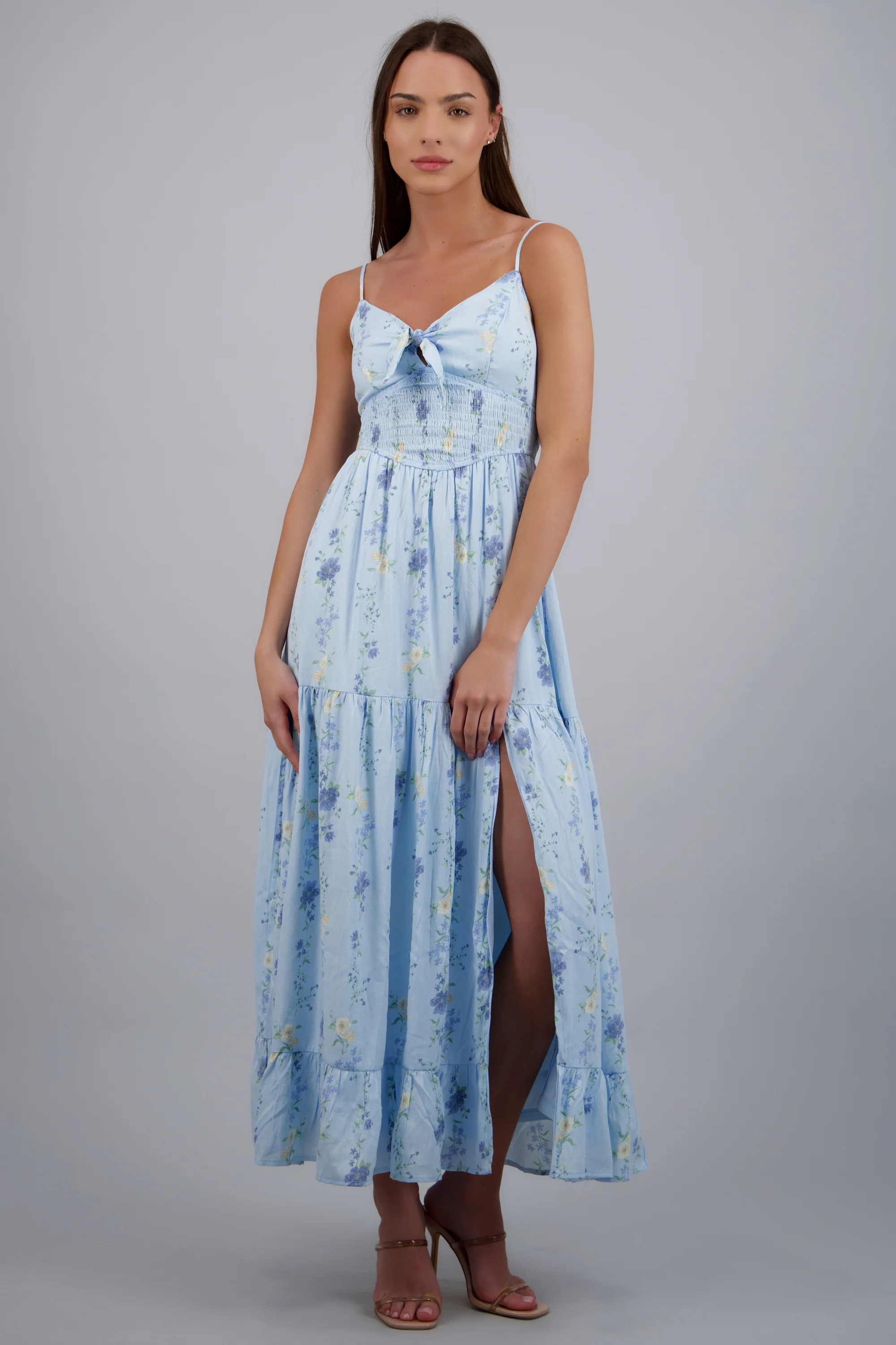 Vestido maxi estampado flores - Image 3