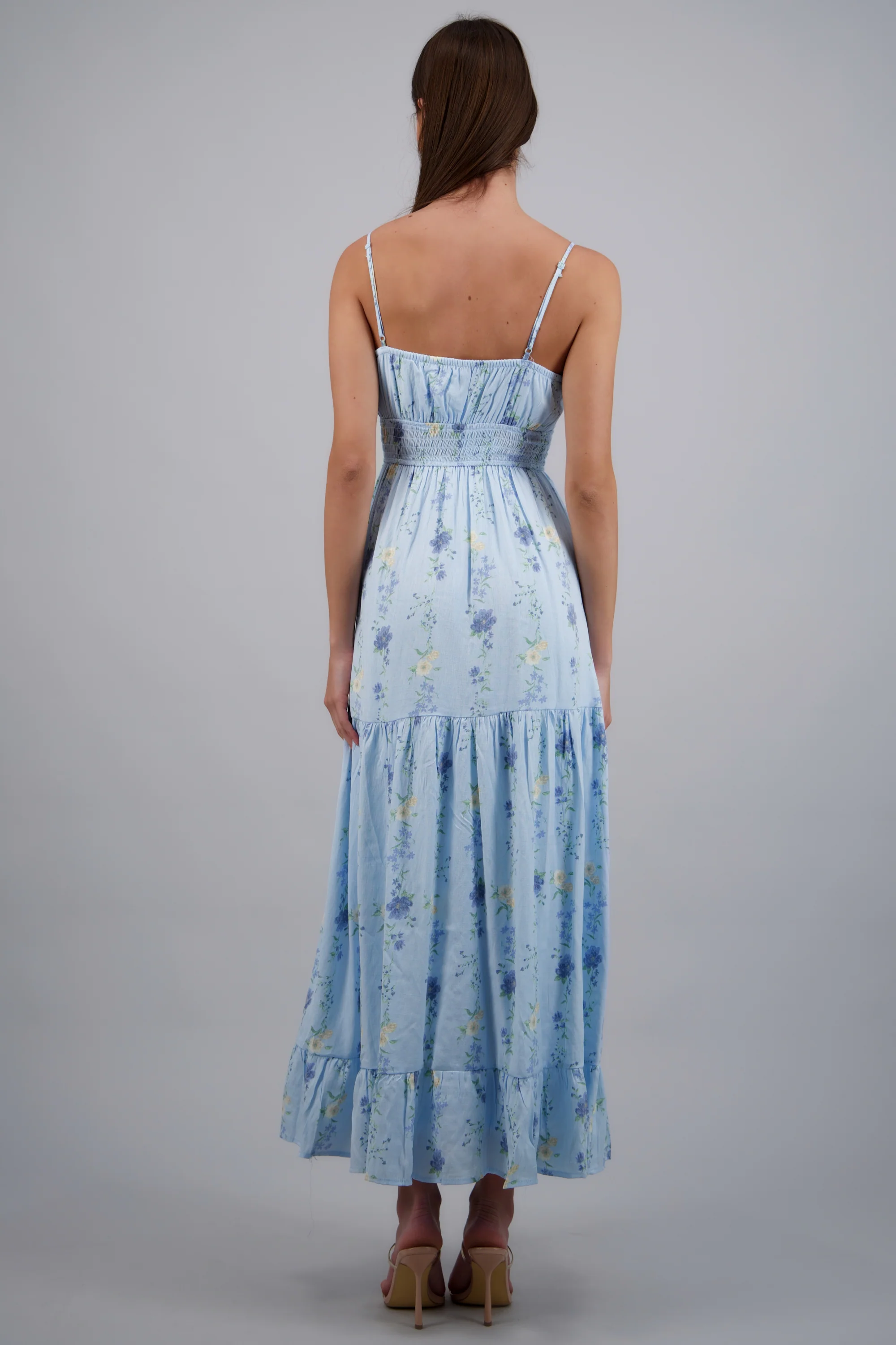 Vestido maxi estampado flores - Image 4
