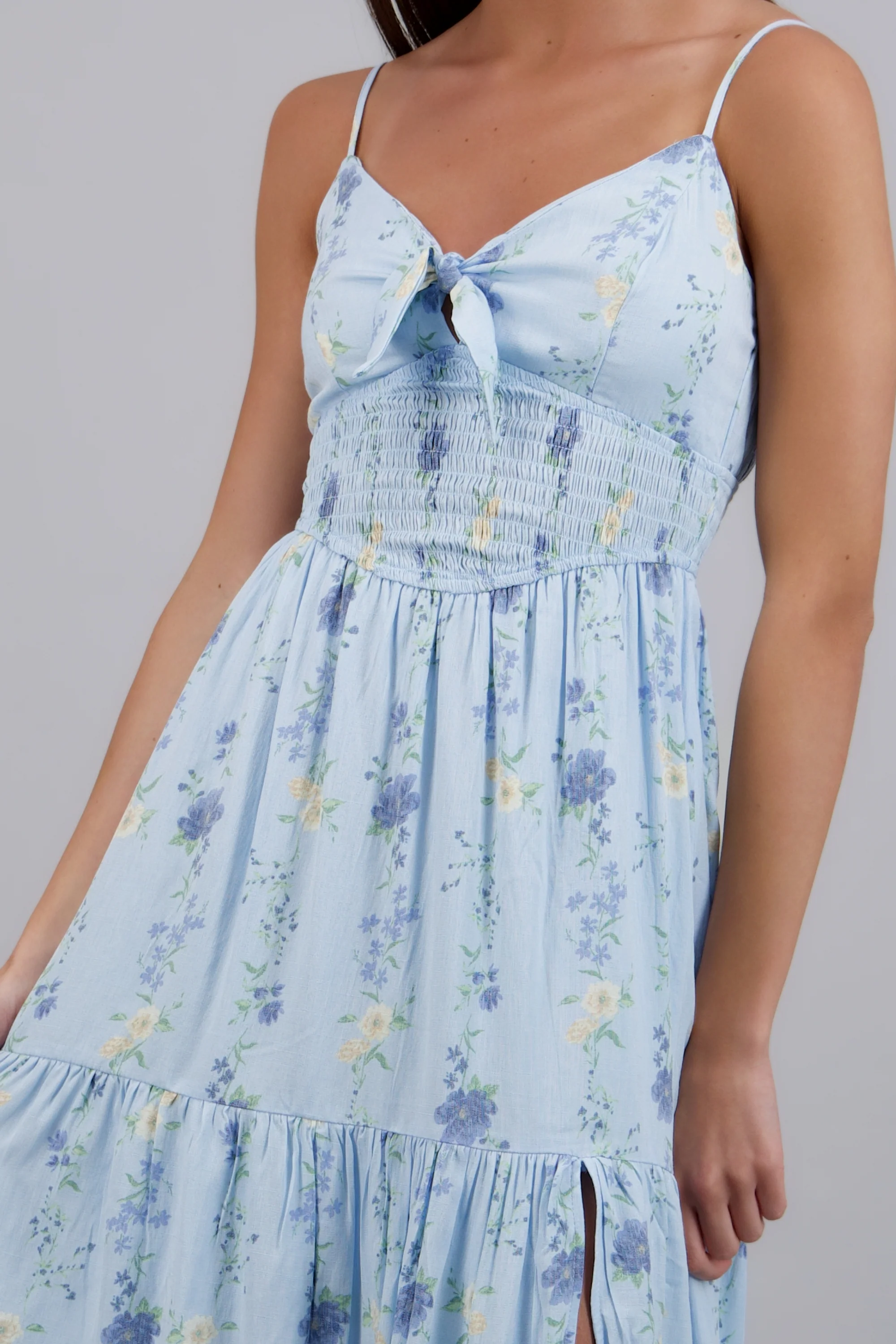 Vestido maxi estampado flores - Image 5