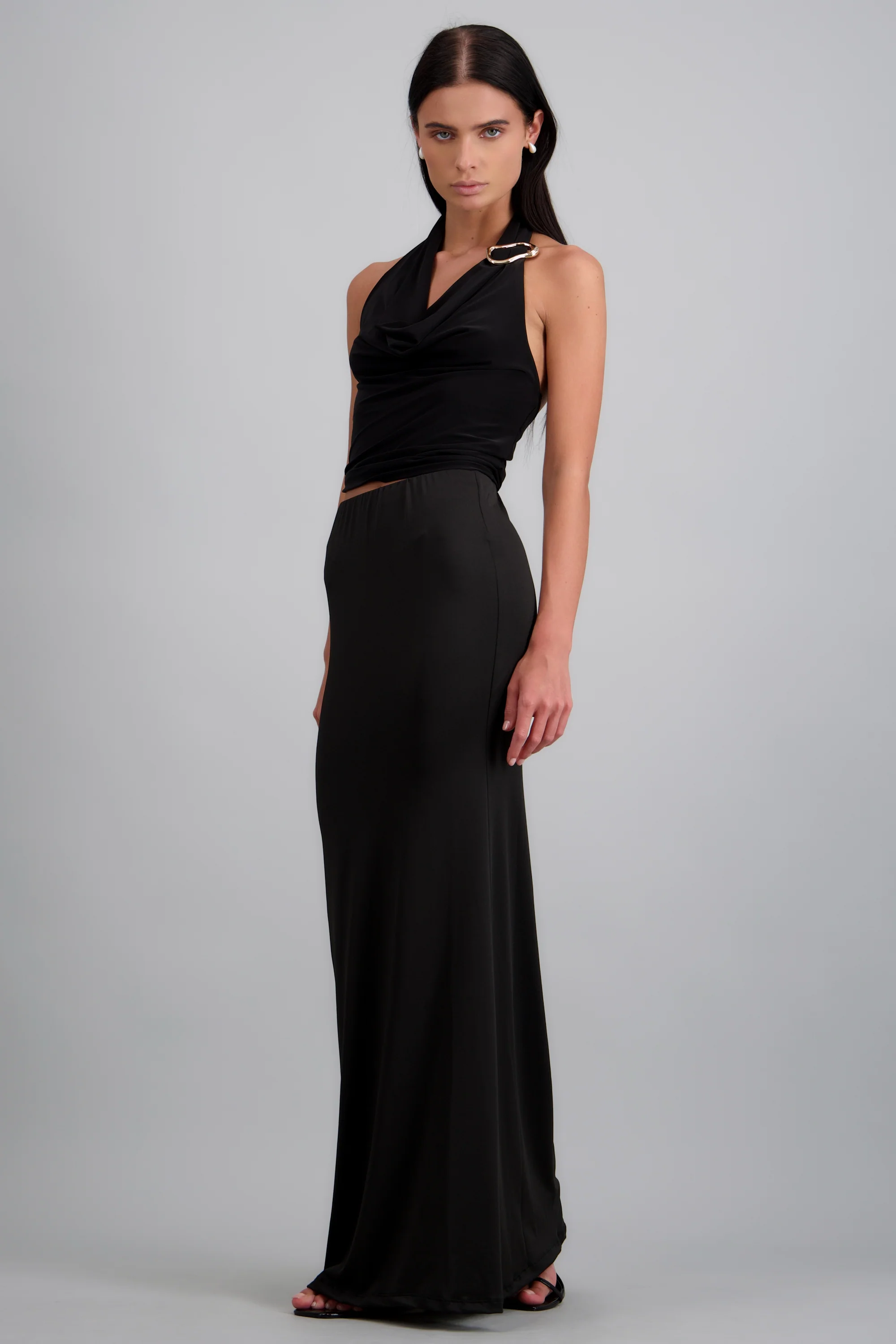 Falda maxi lisa - Image 2