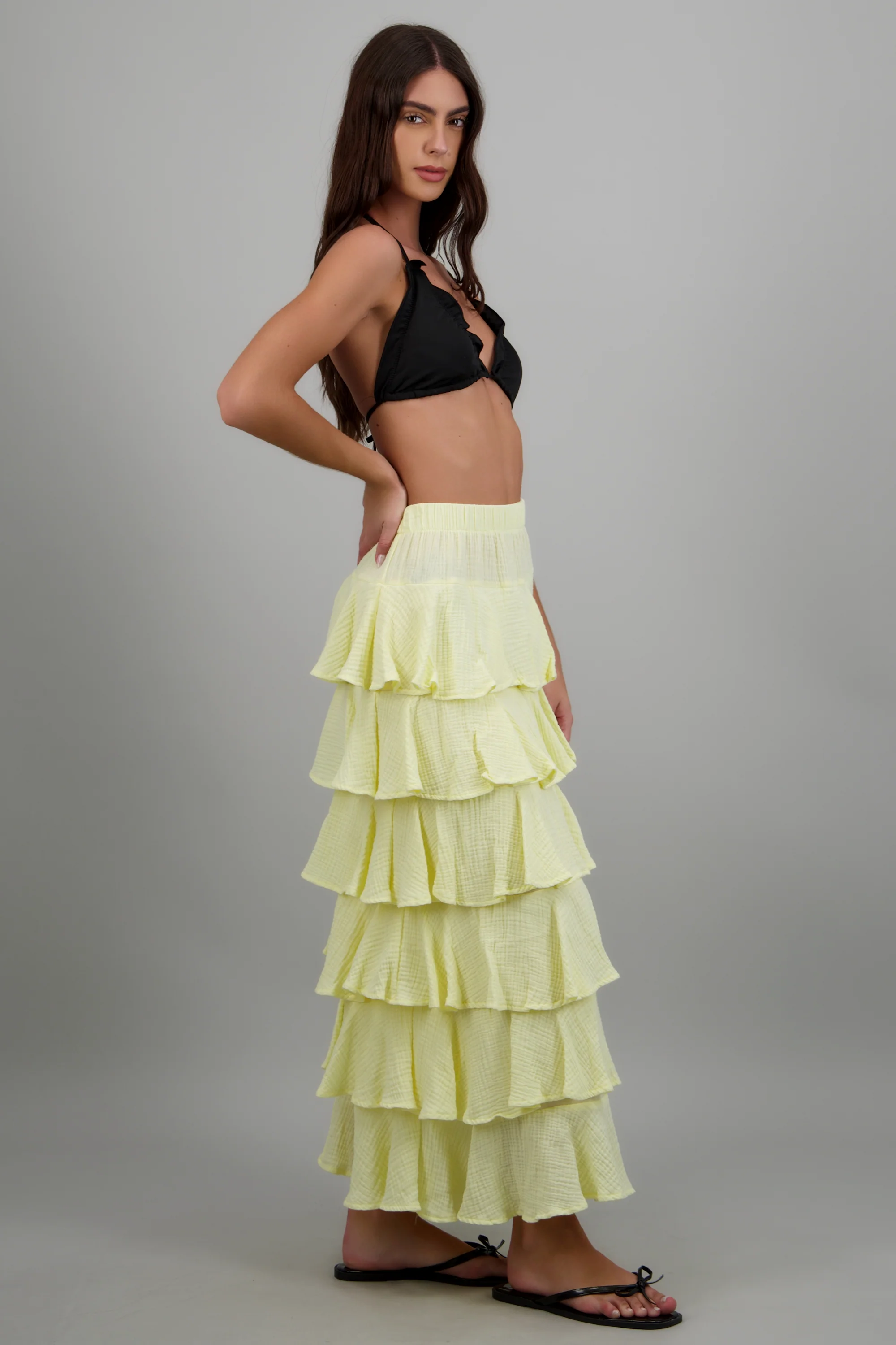 Falda maxi olanes ligera - Image 2