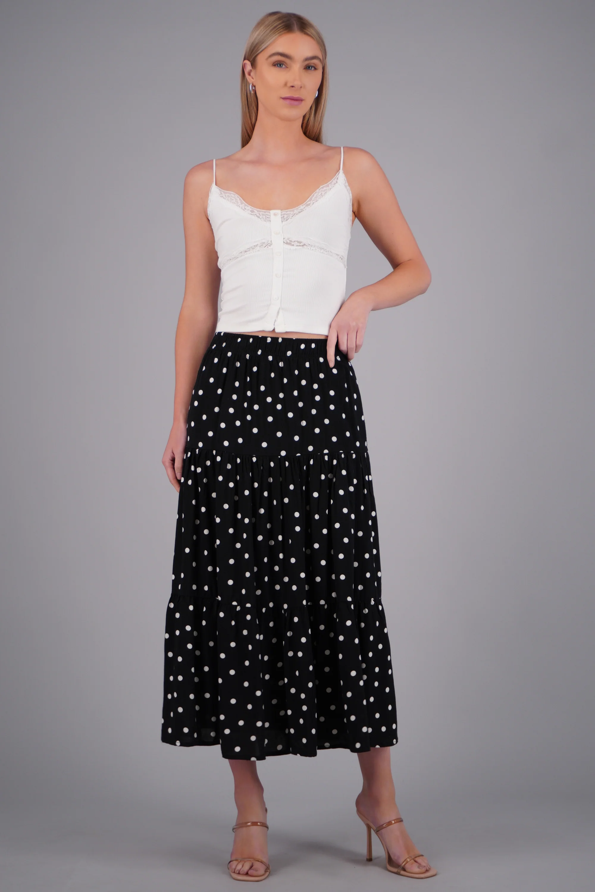 Falda maxi polka dots - Image 2