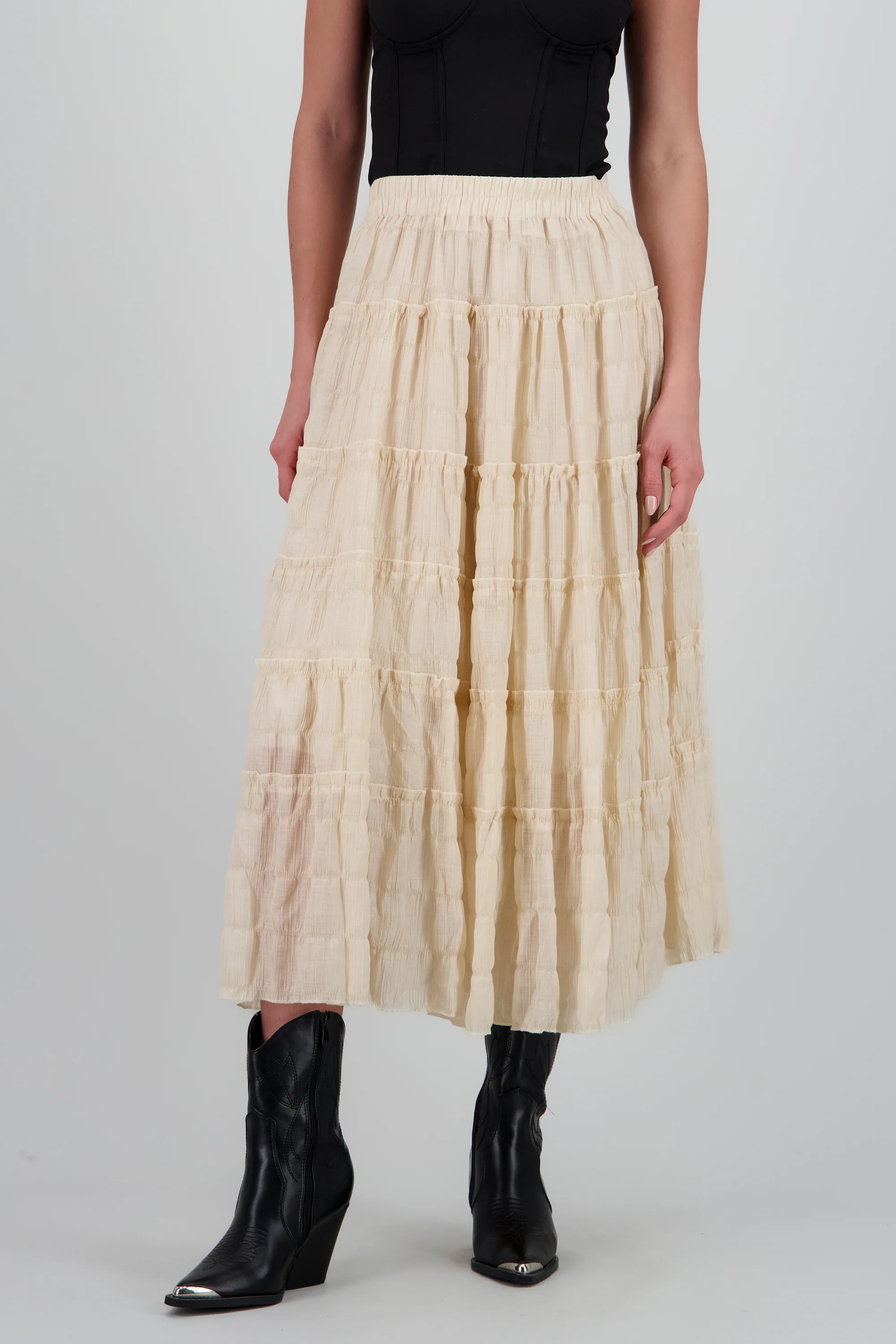 Falda midi capas - Image 2