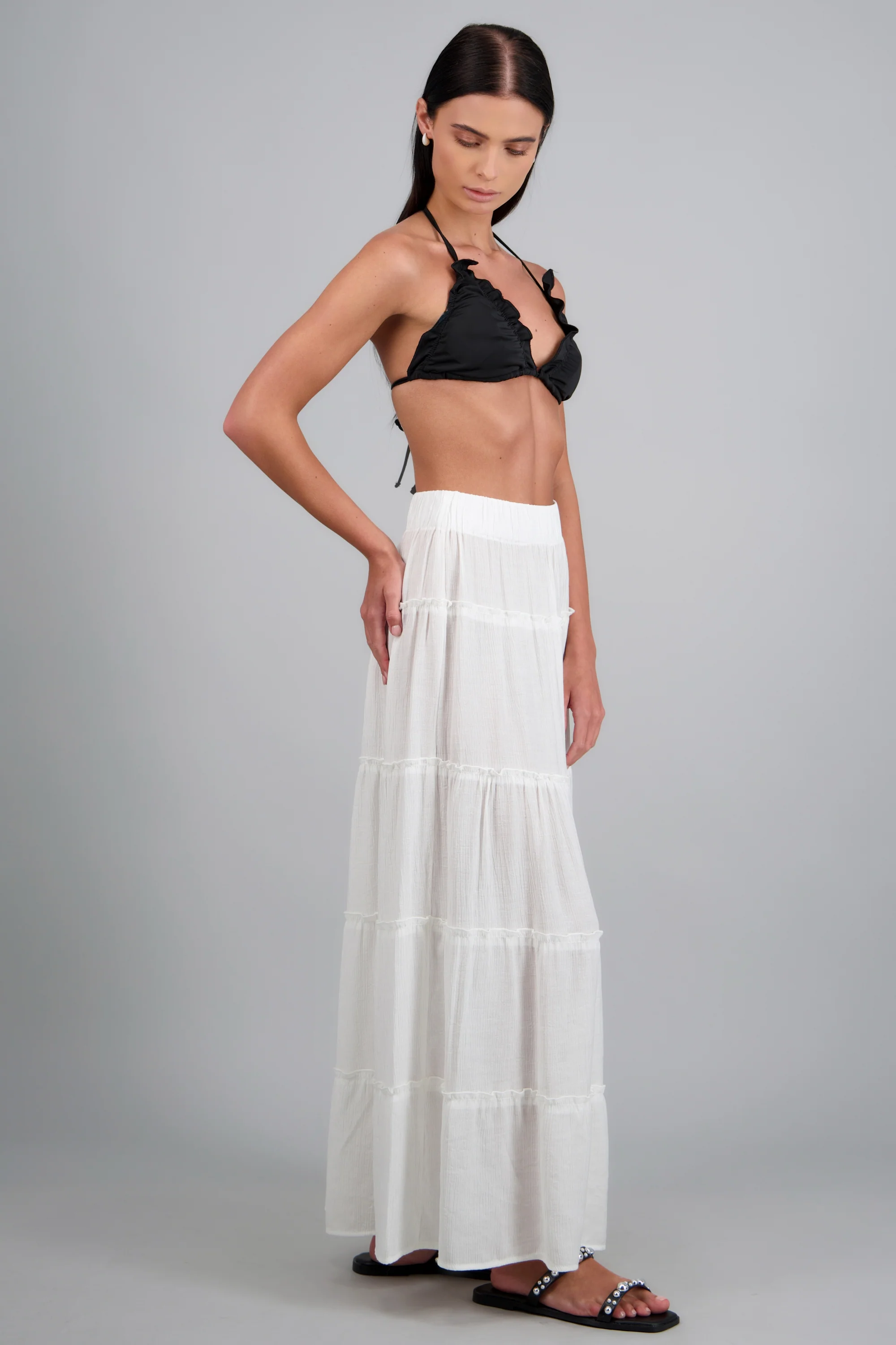 Falda midi cortes ligera - Image 4
