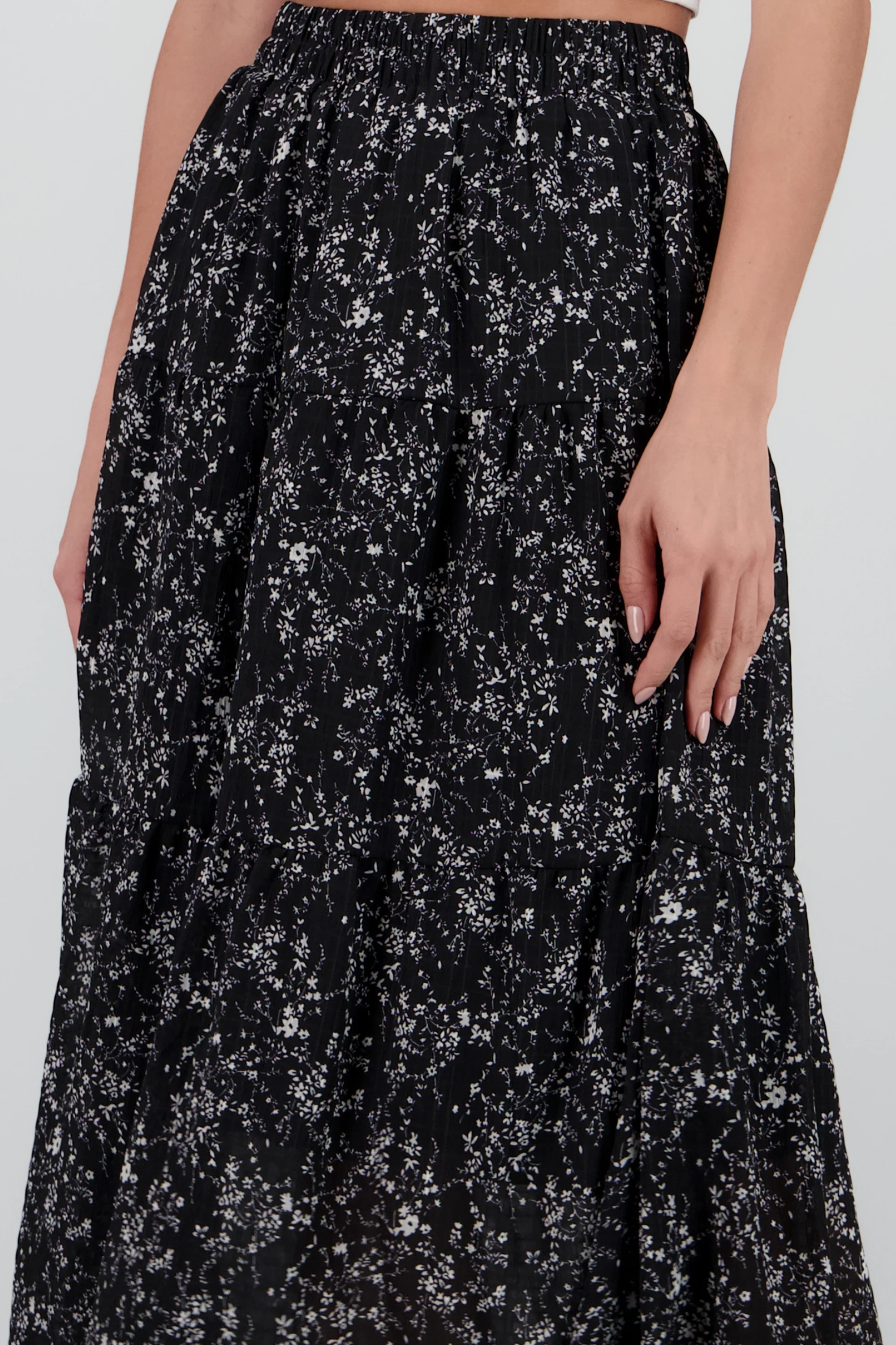 Falda midi flores - Image 5