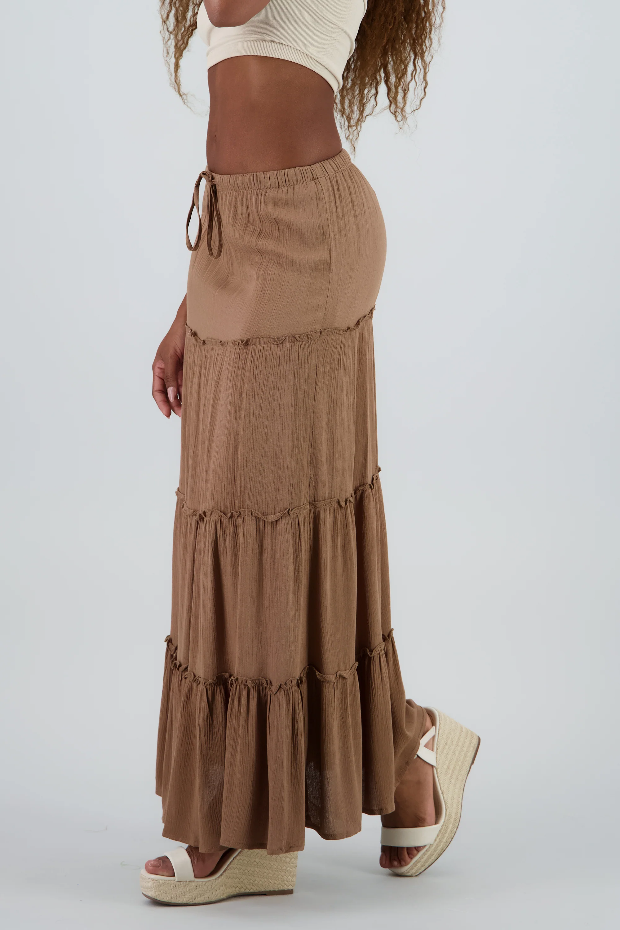 Falda midi fluida - Image 3