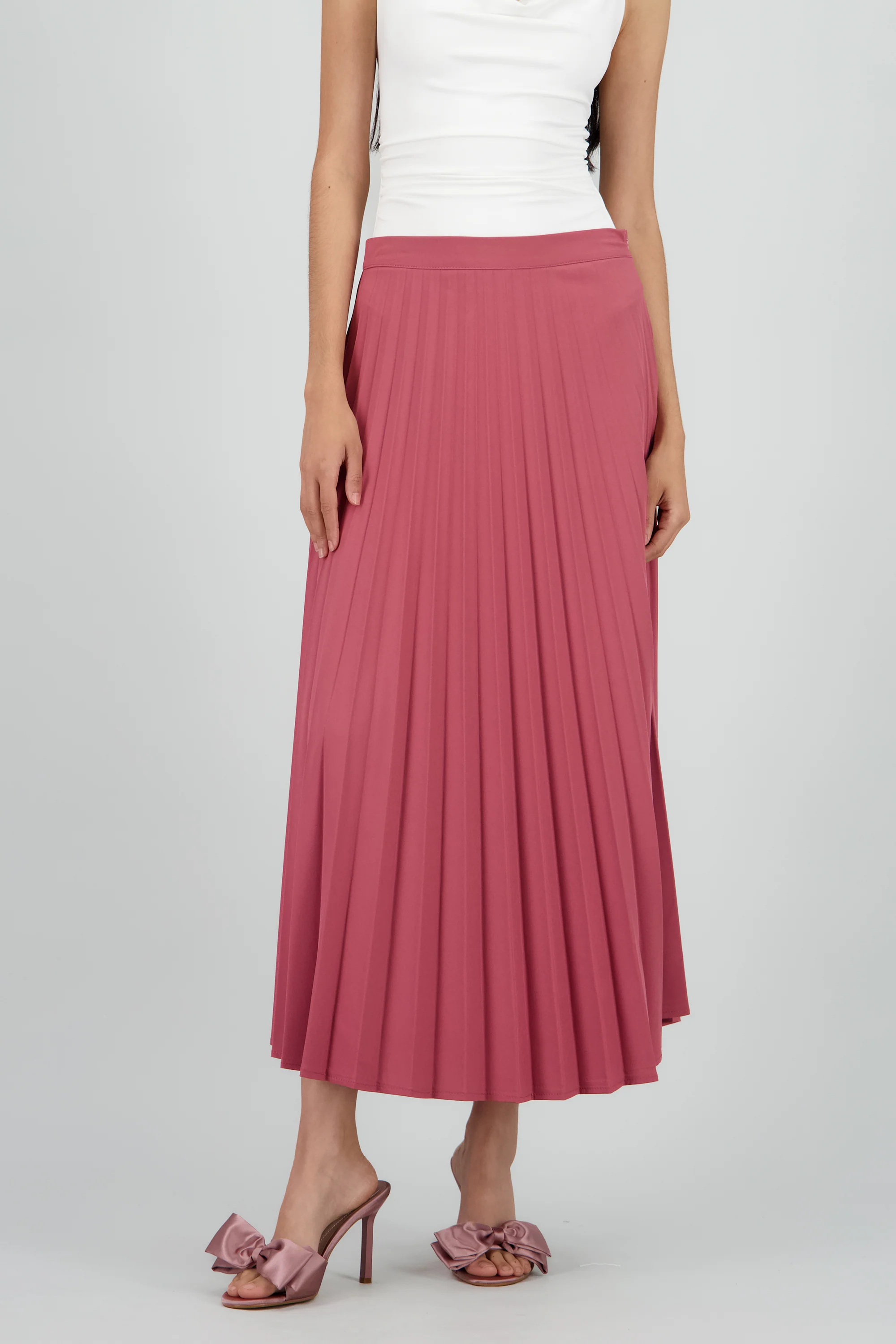 Falda midi plisada - Image 2