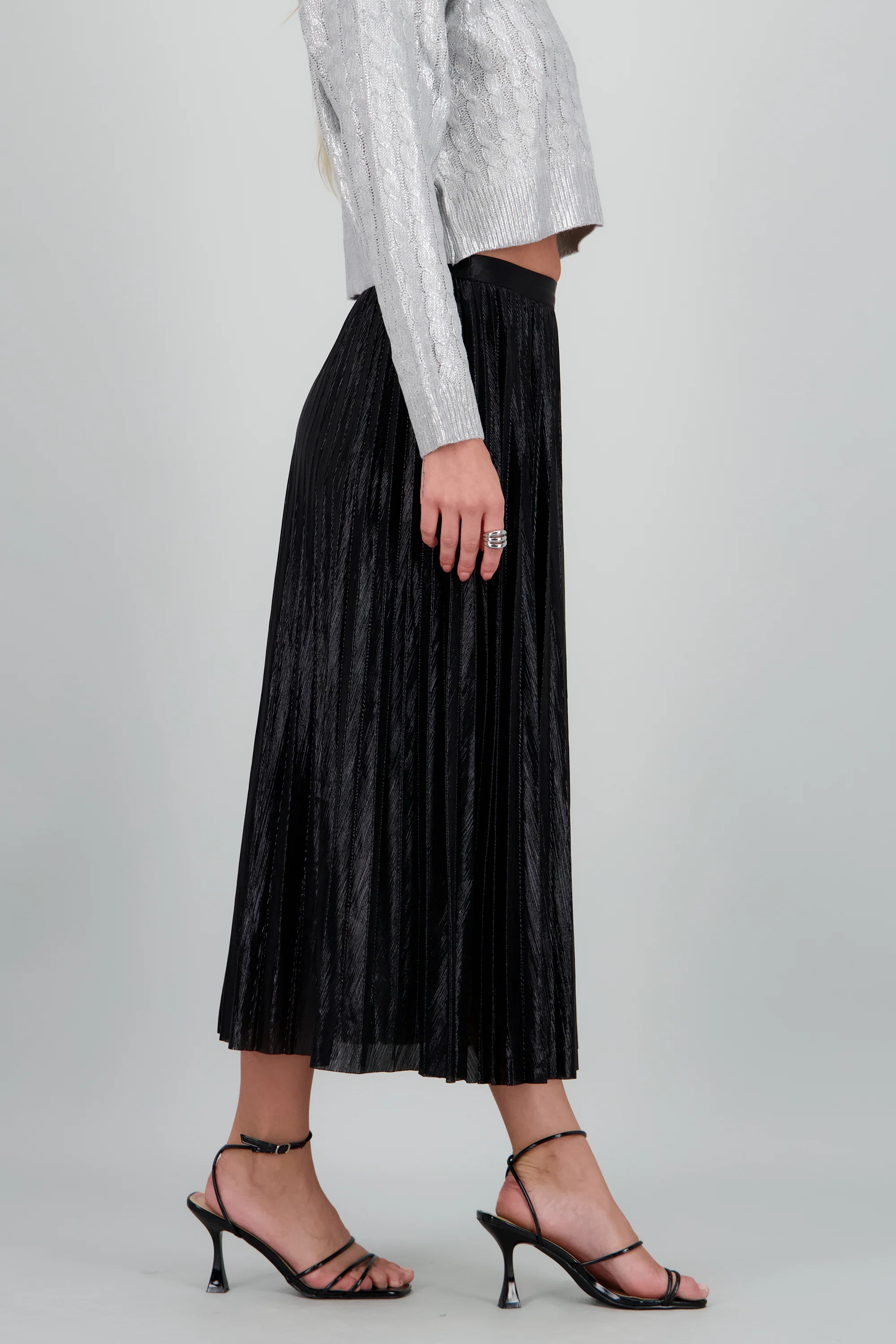 Falda midi tableada - Image 3