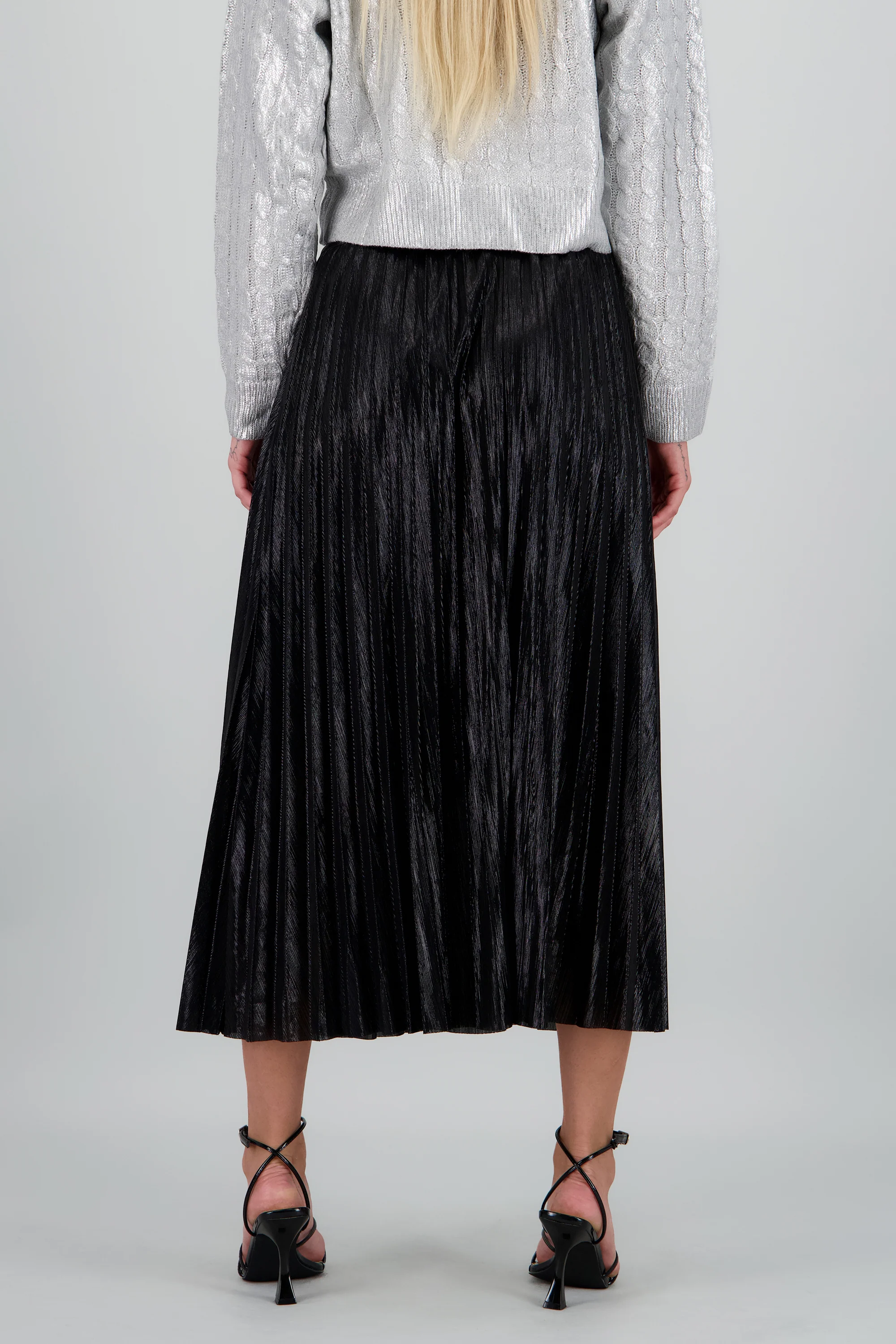 Falda midi tableada - Image 4