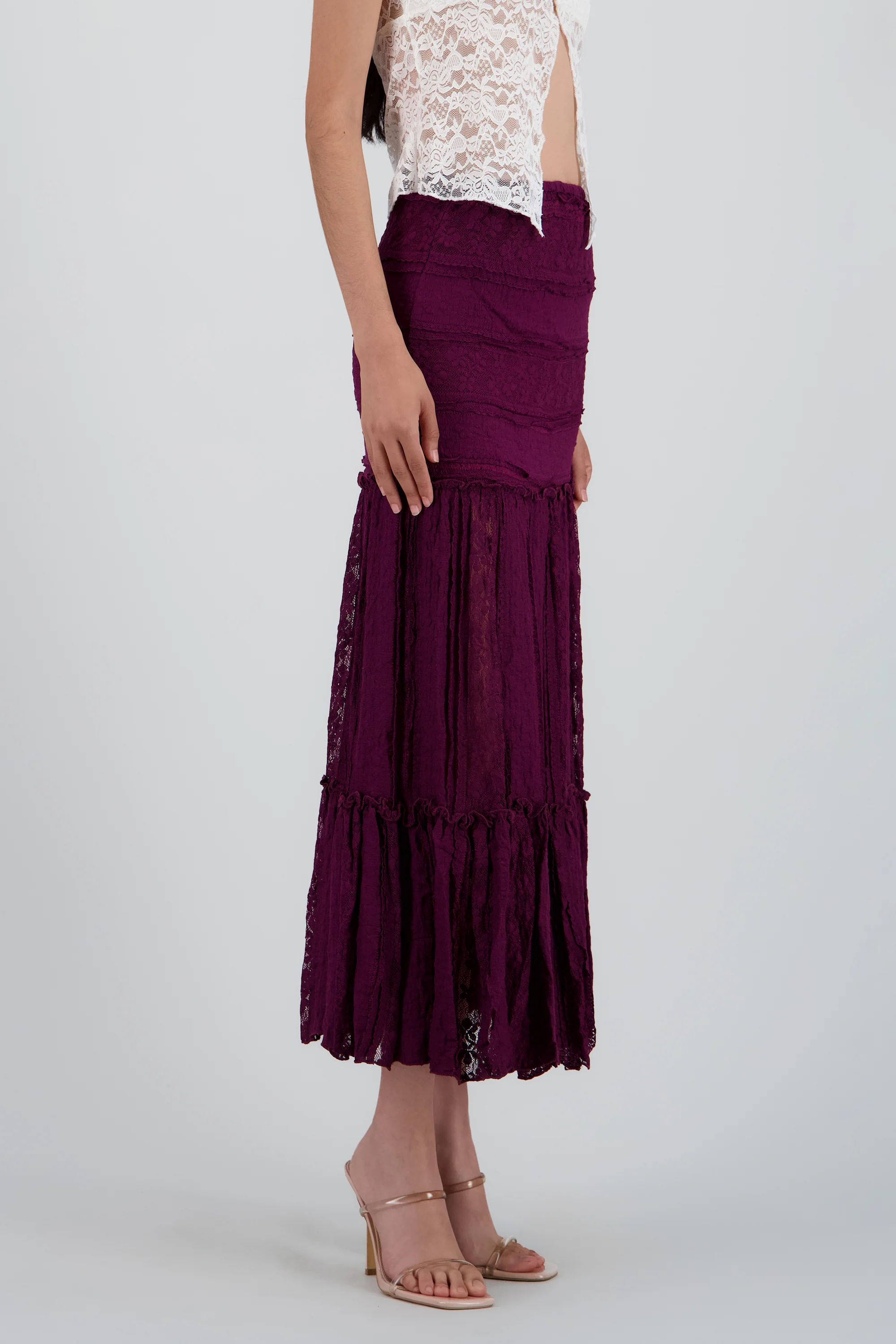 FALDA MIDI TEXTURA - Image 3