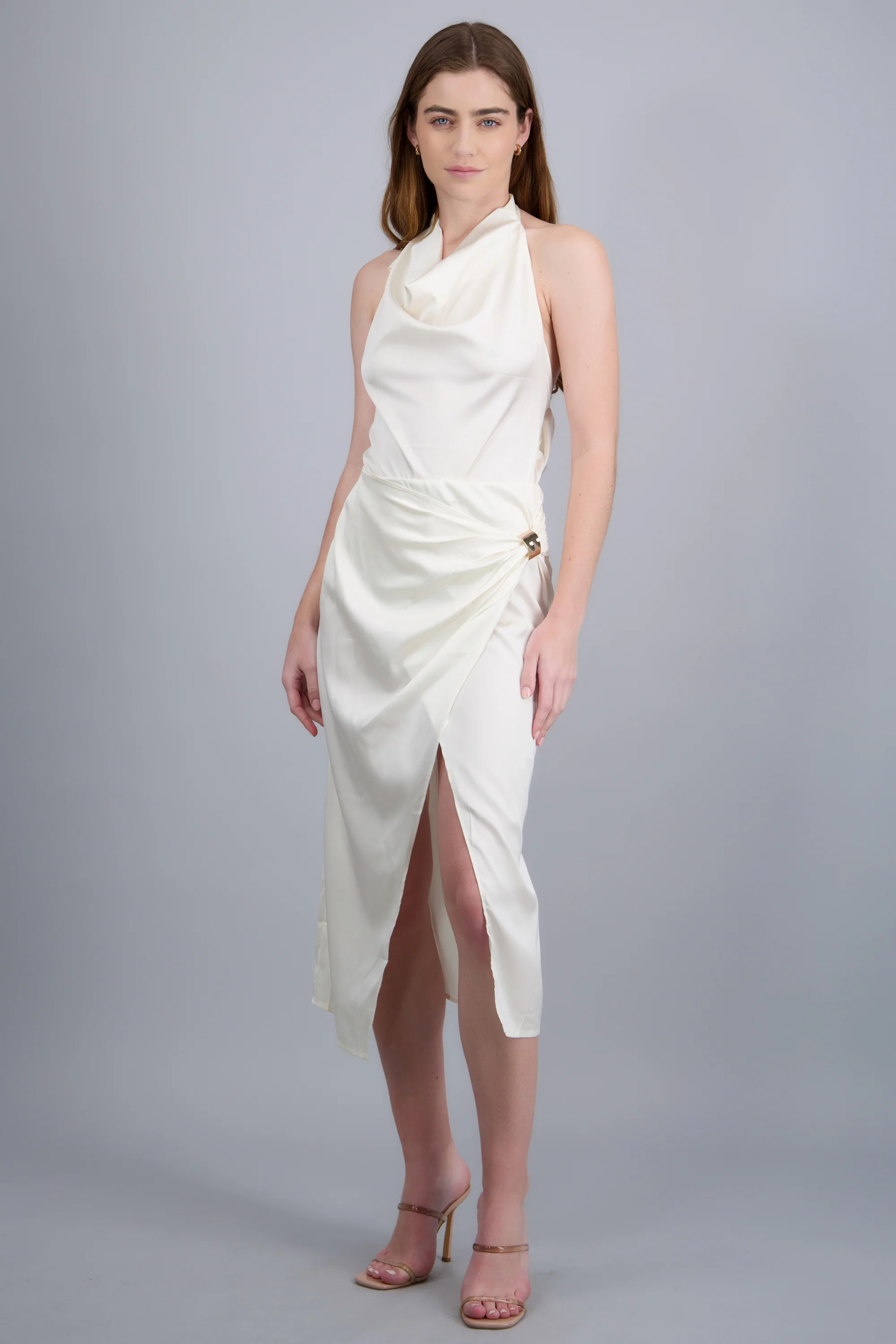 Falda midi tulipan