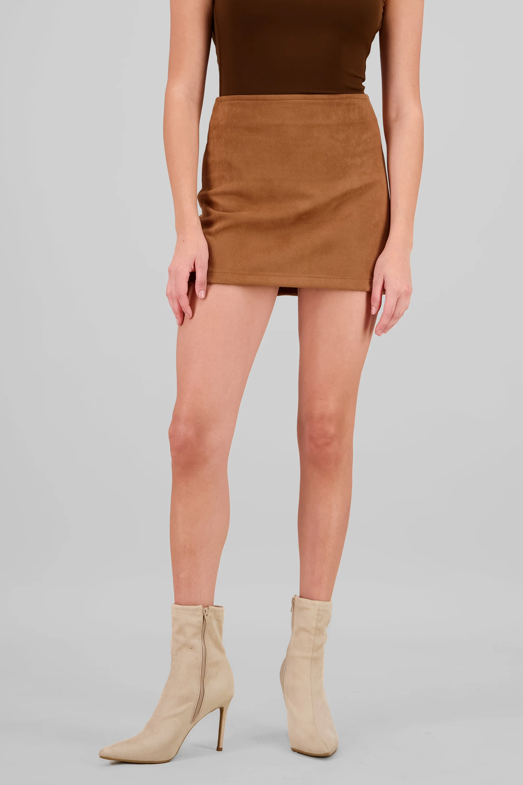 Falda mini suede lisa - Image 2