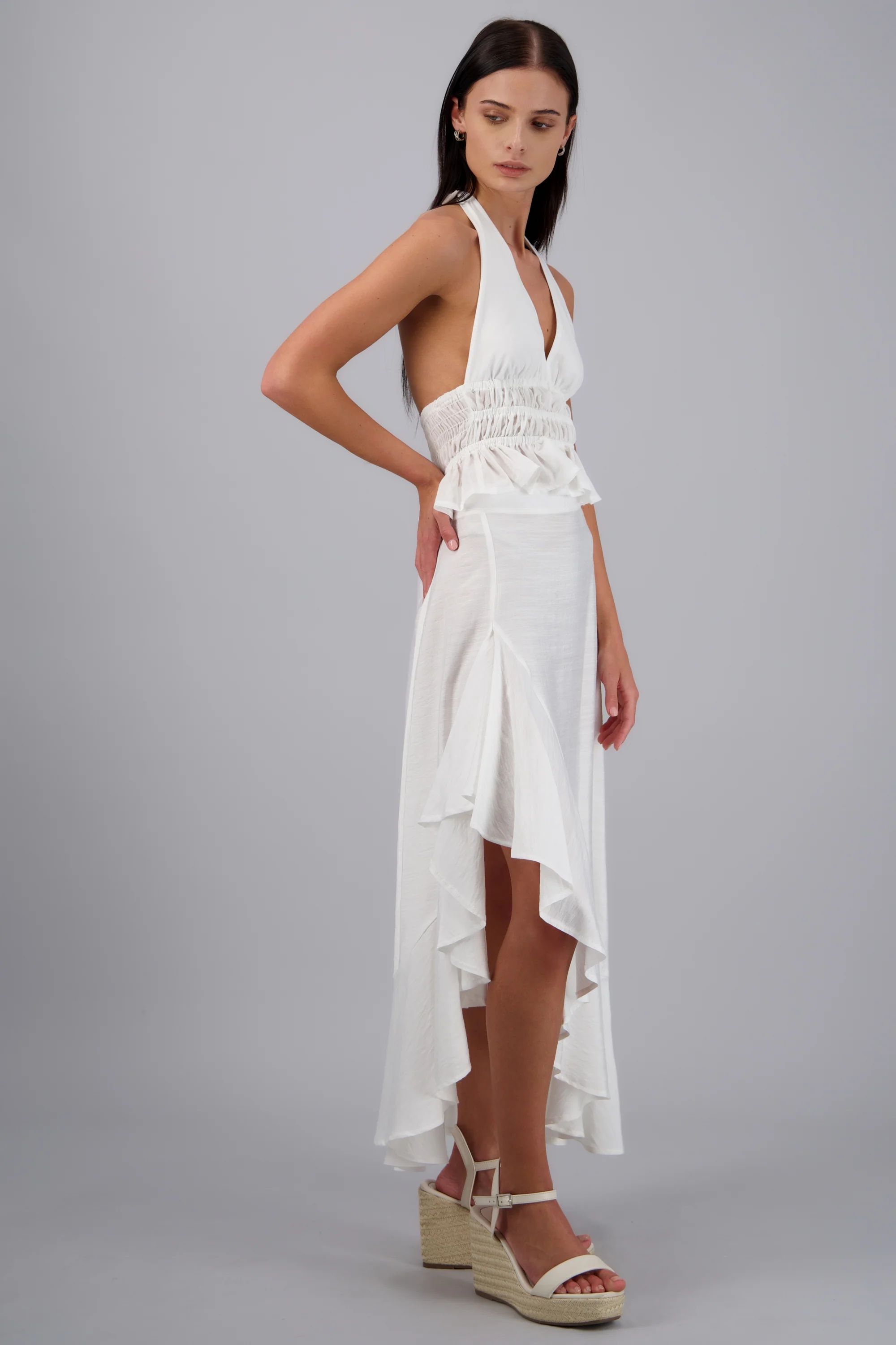 Falda olanes diagonal midi - Image 3