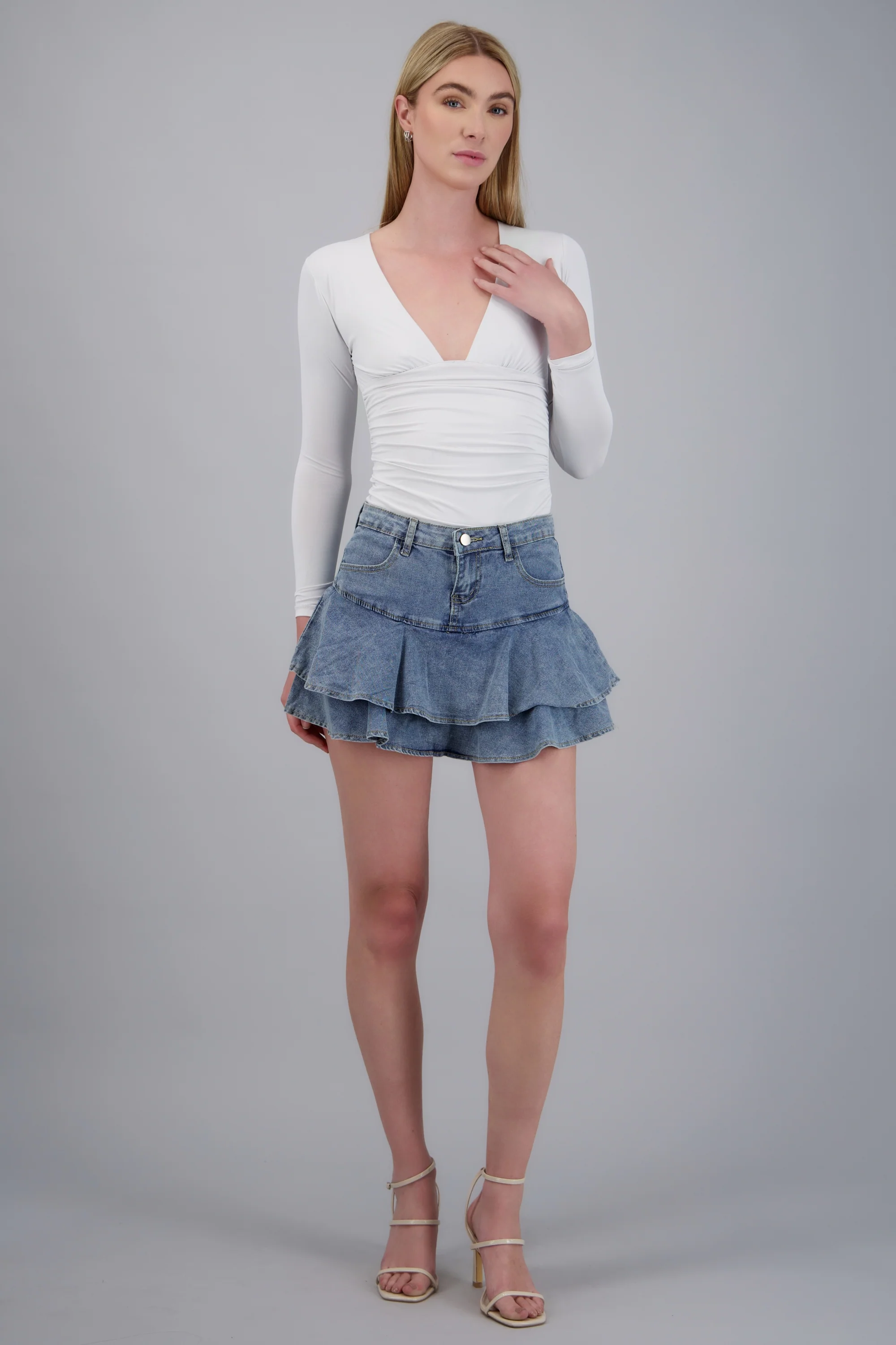 FALDA SHORT DENIM OLANES - Image 3