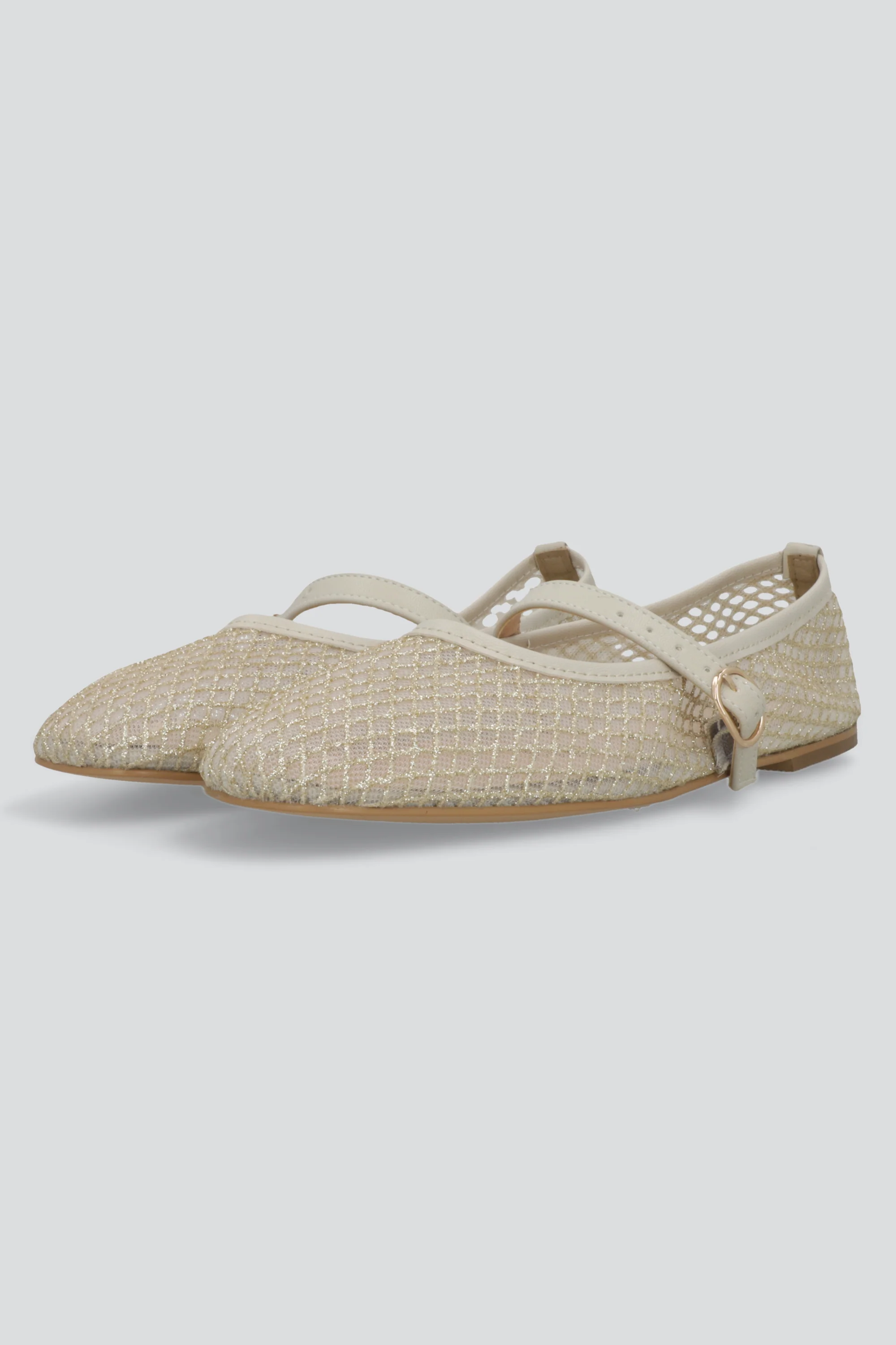 Flat malla brillos mary jane - Image 2