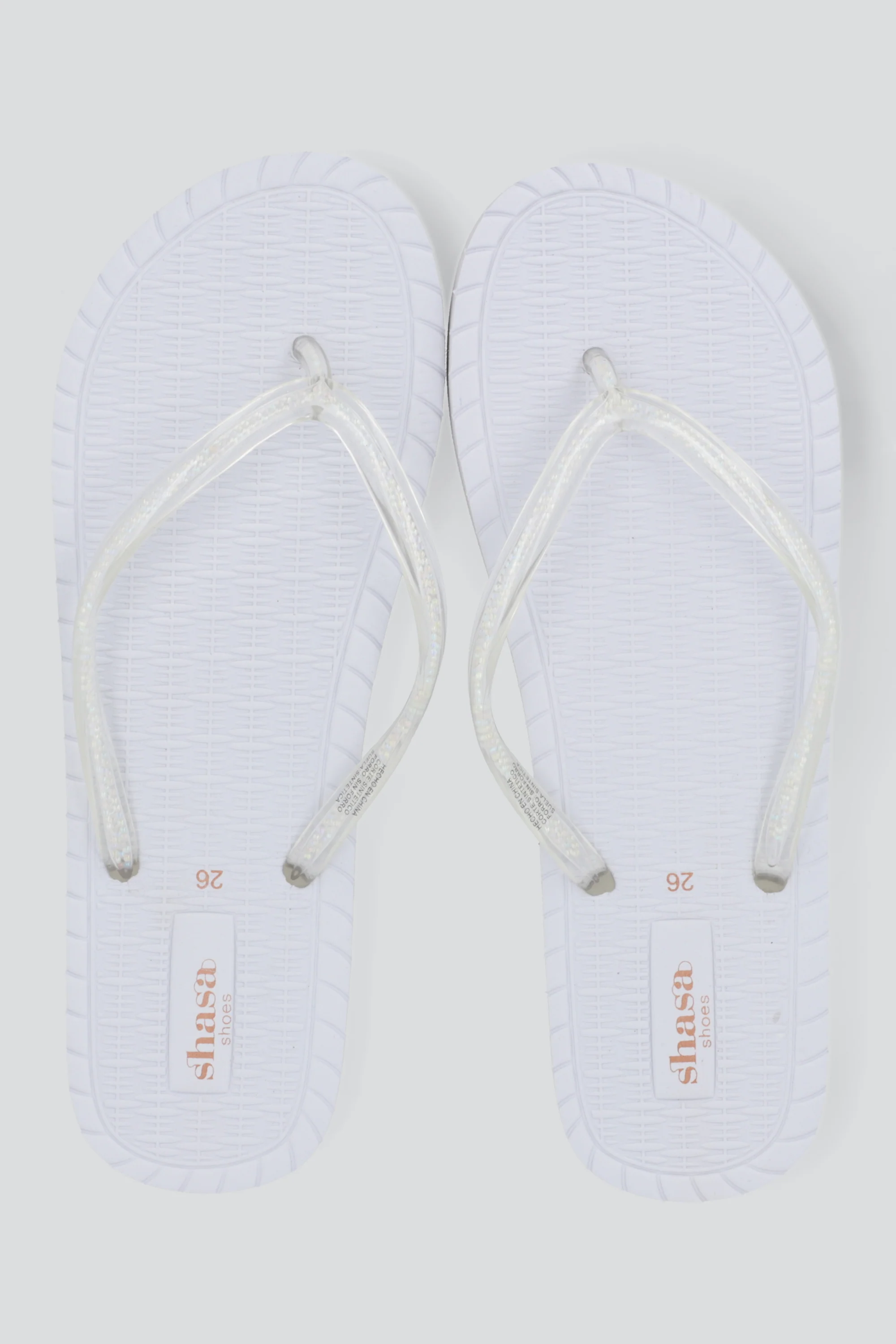 Flip flop chinela cuentas encapsuladas