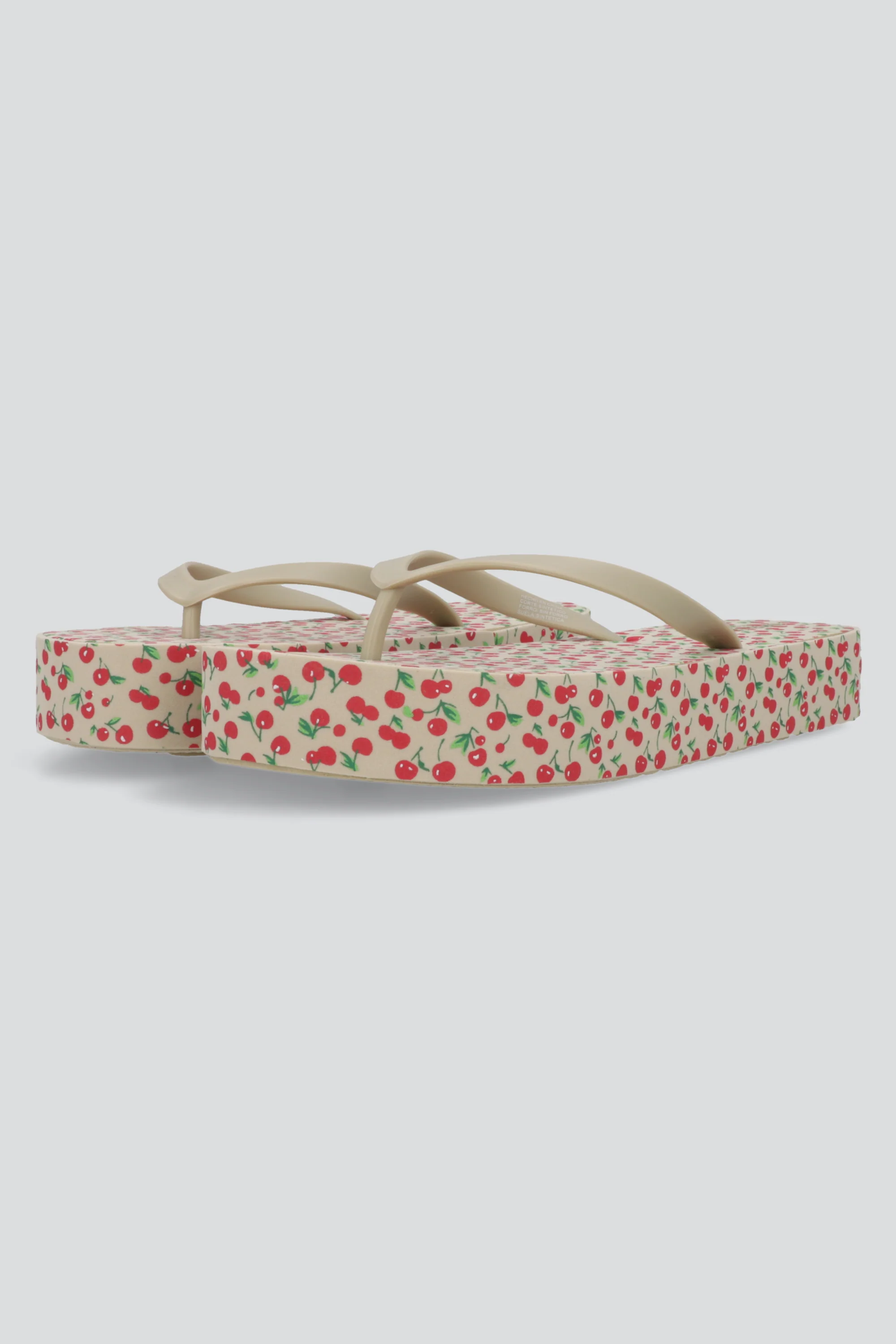 Flip flop plataforma estampado cerezas - Image 3