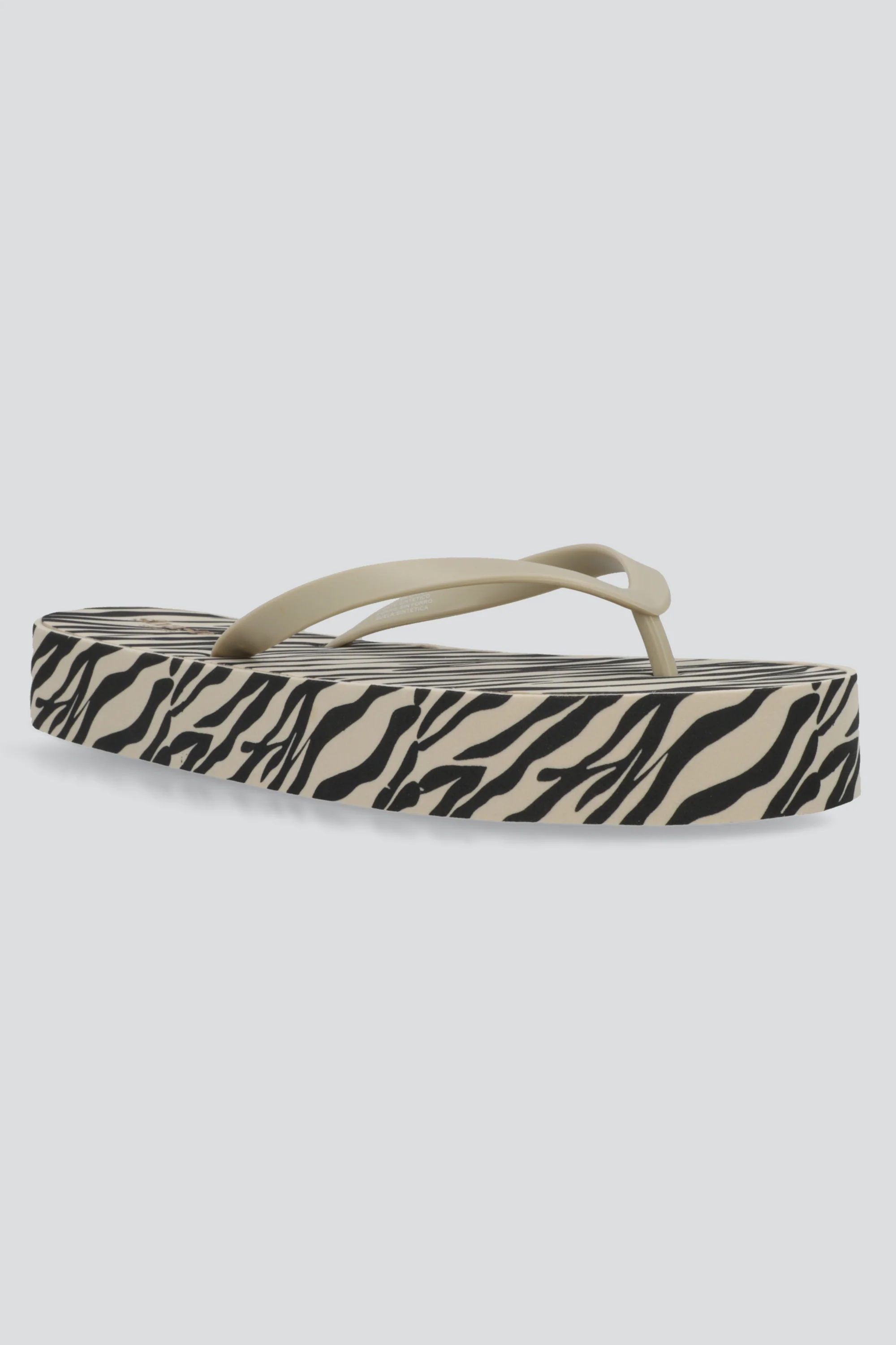 Flip flop plataforma estampado zebra - Image 4