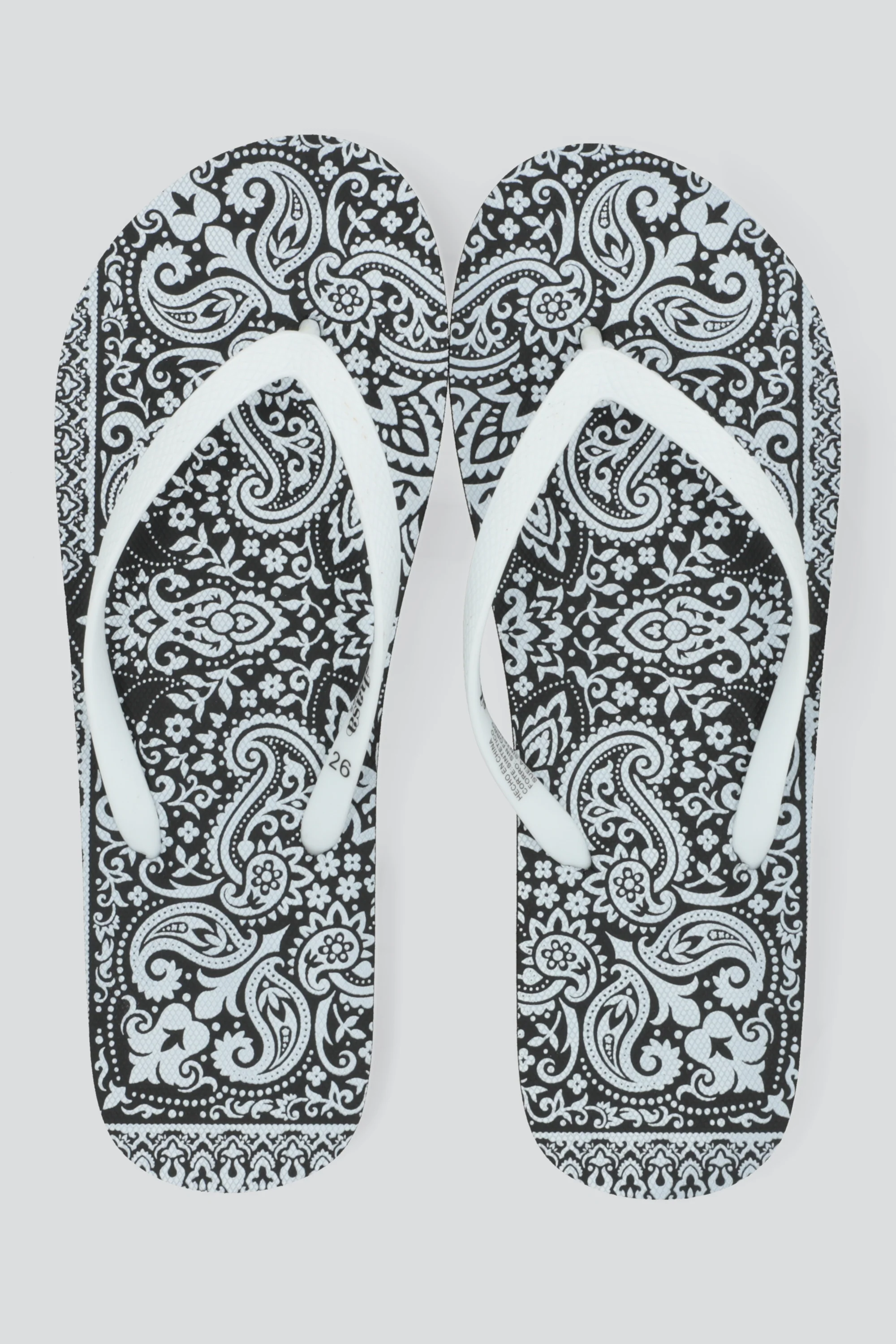 Flip flop print paisley