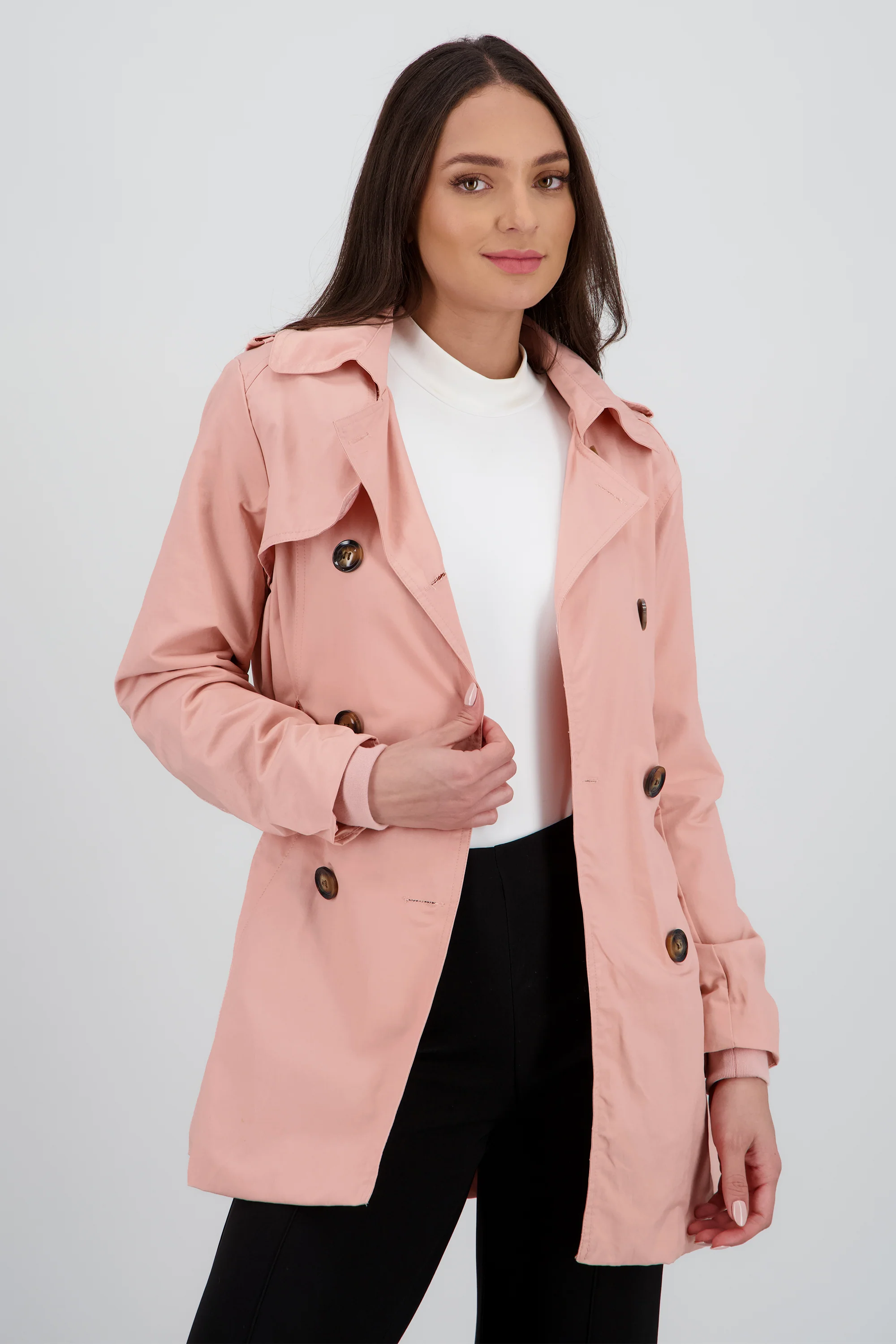 Gabardina con gorro