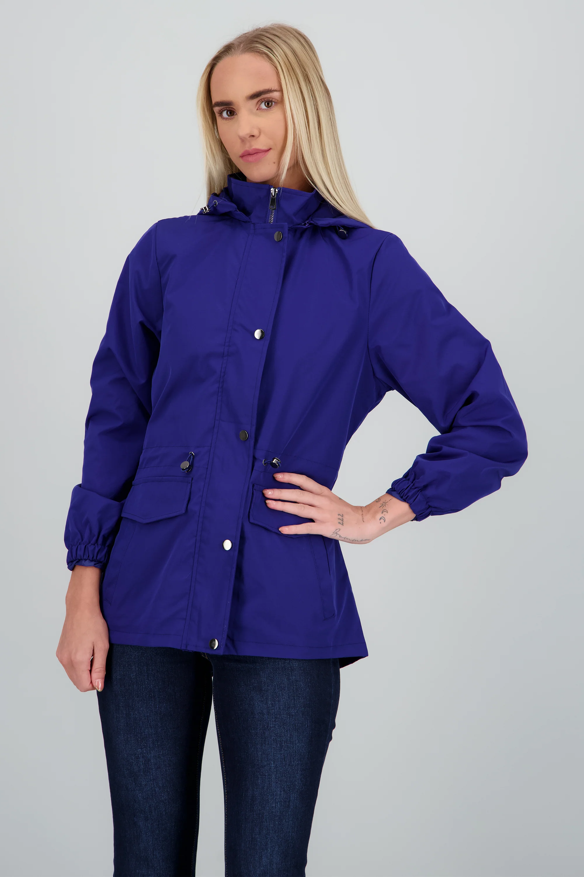 Gabardina corta botones - Image 2