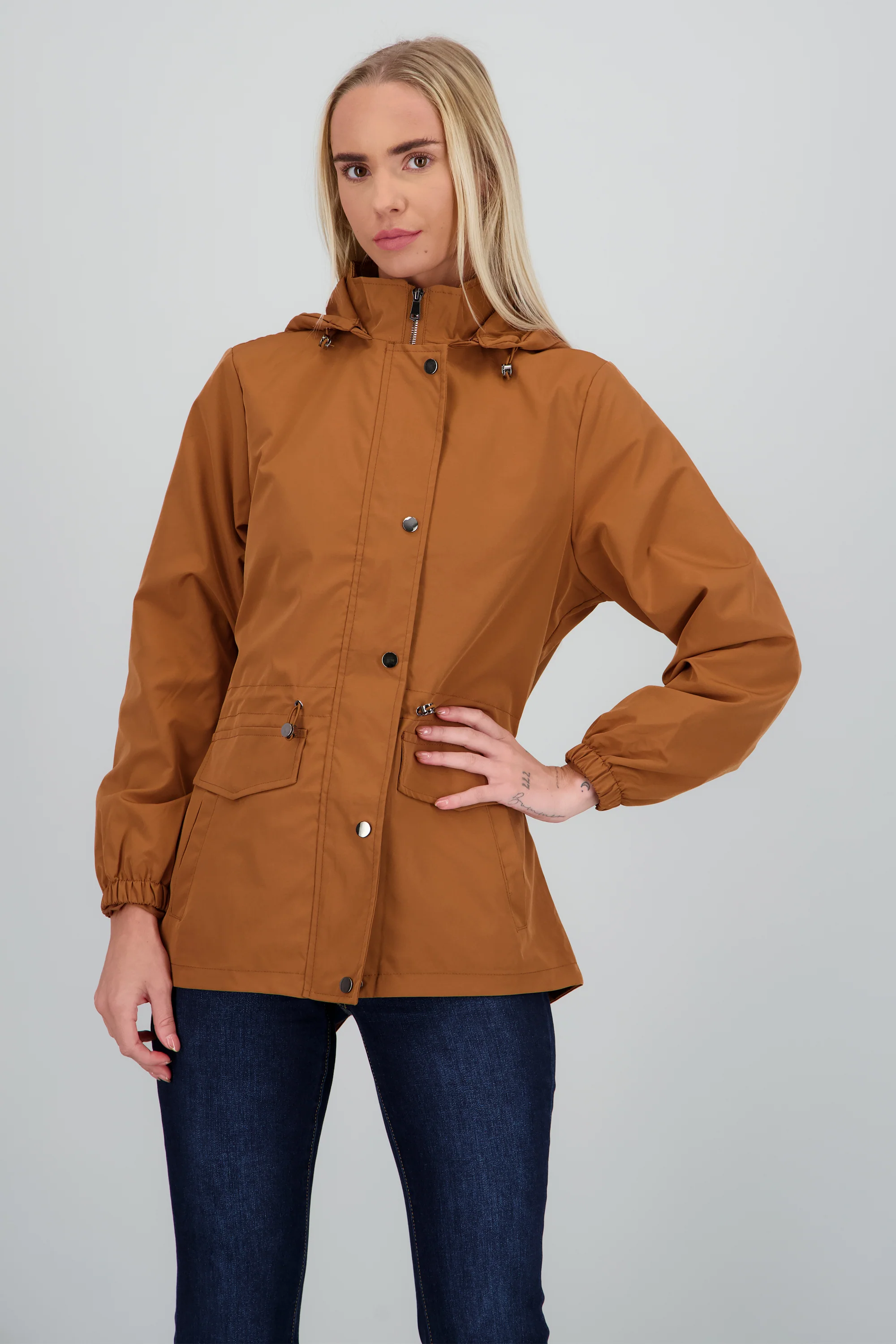 Gabardina corta botones - Image 2