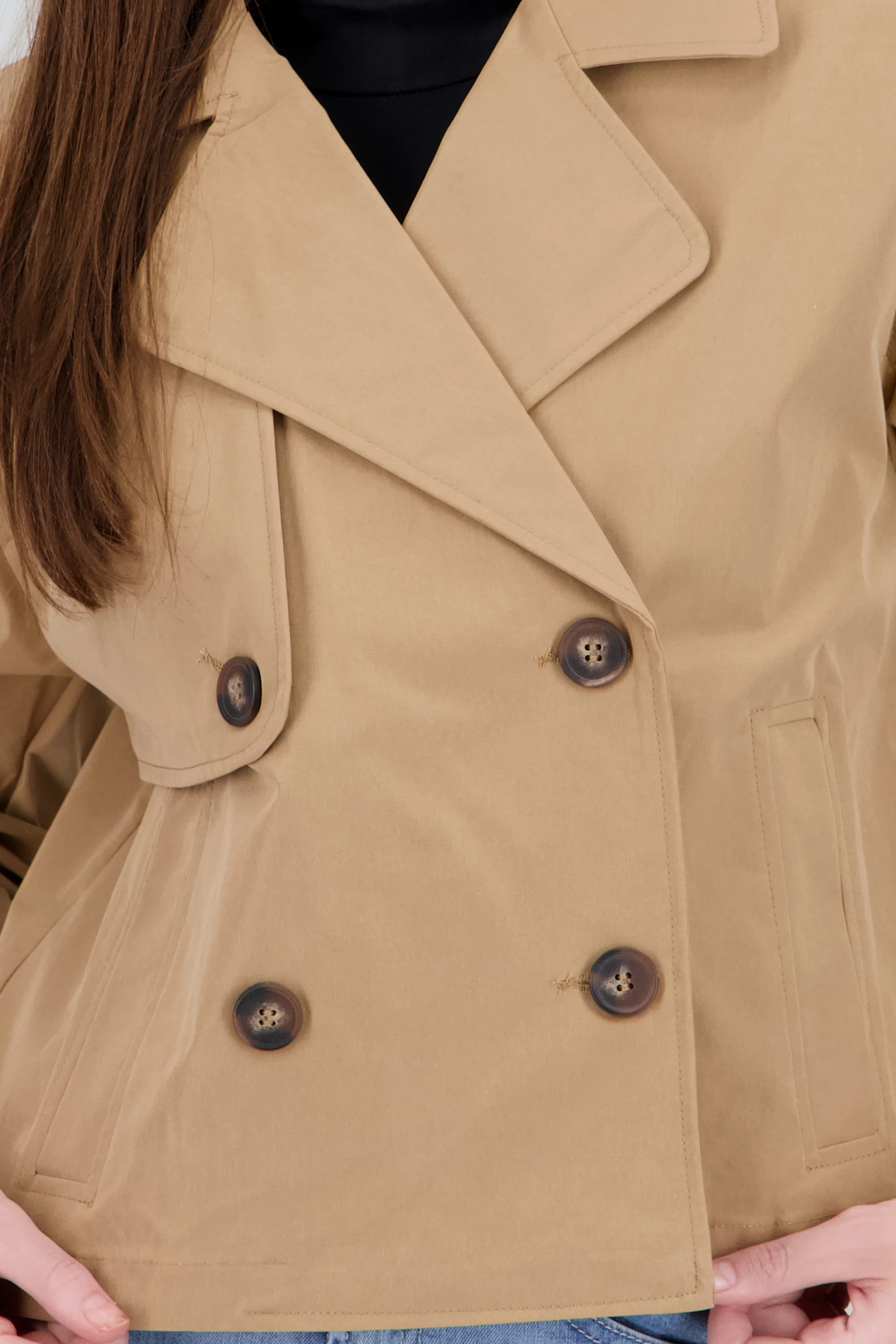 Gabardina crop lisa - Image 5