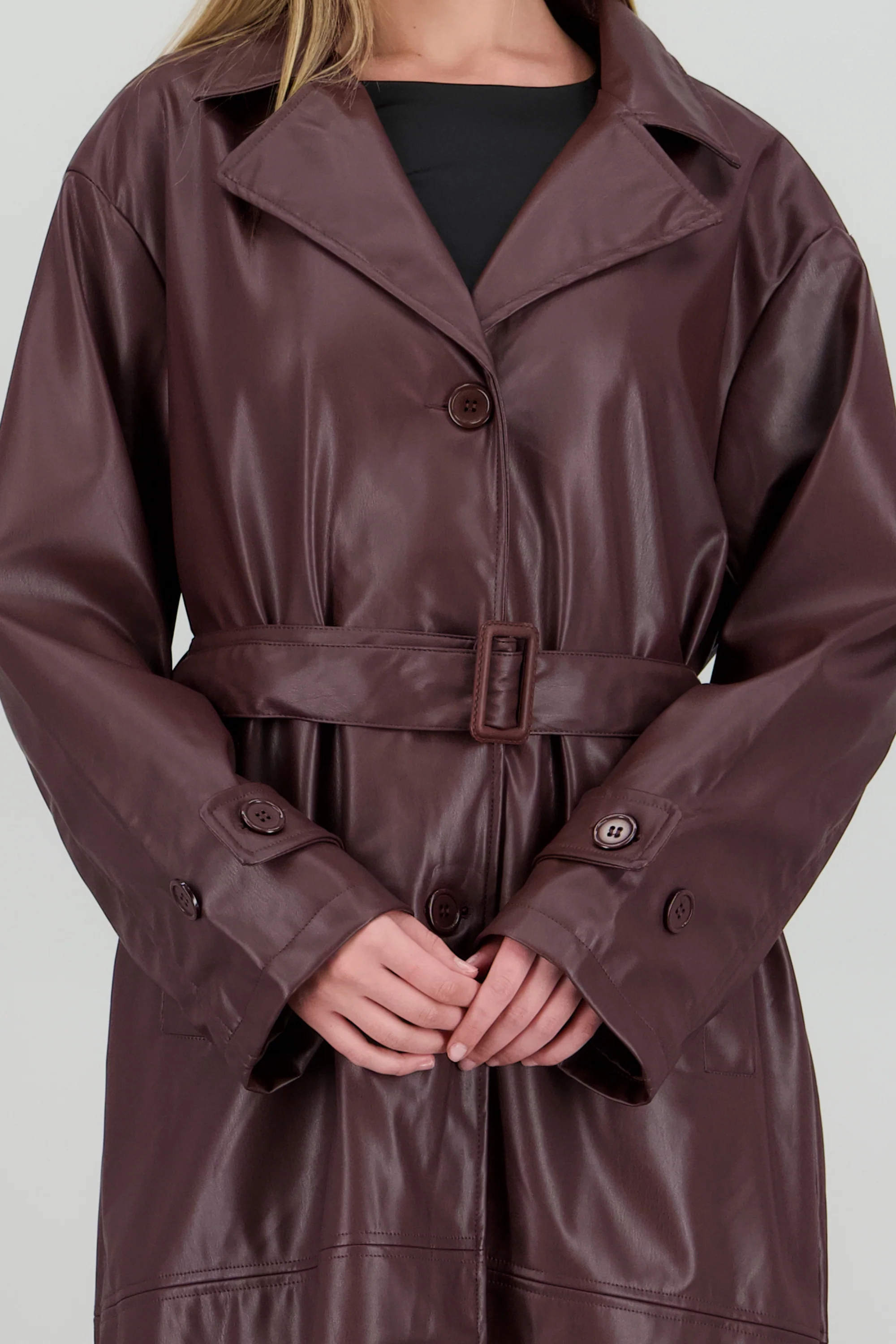 Gabardina efecto piel - Image 5