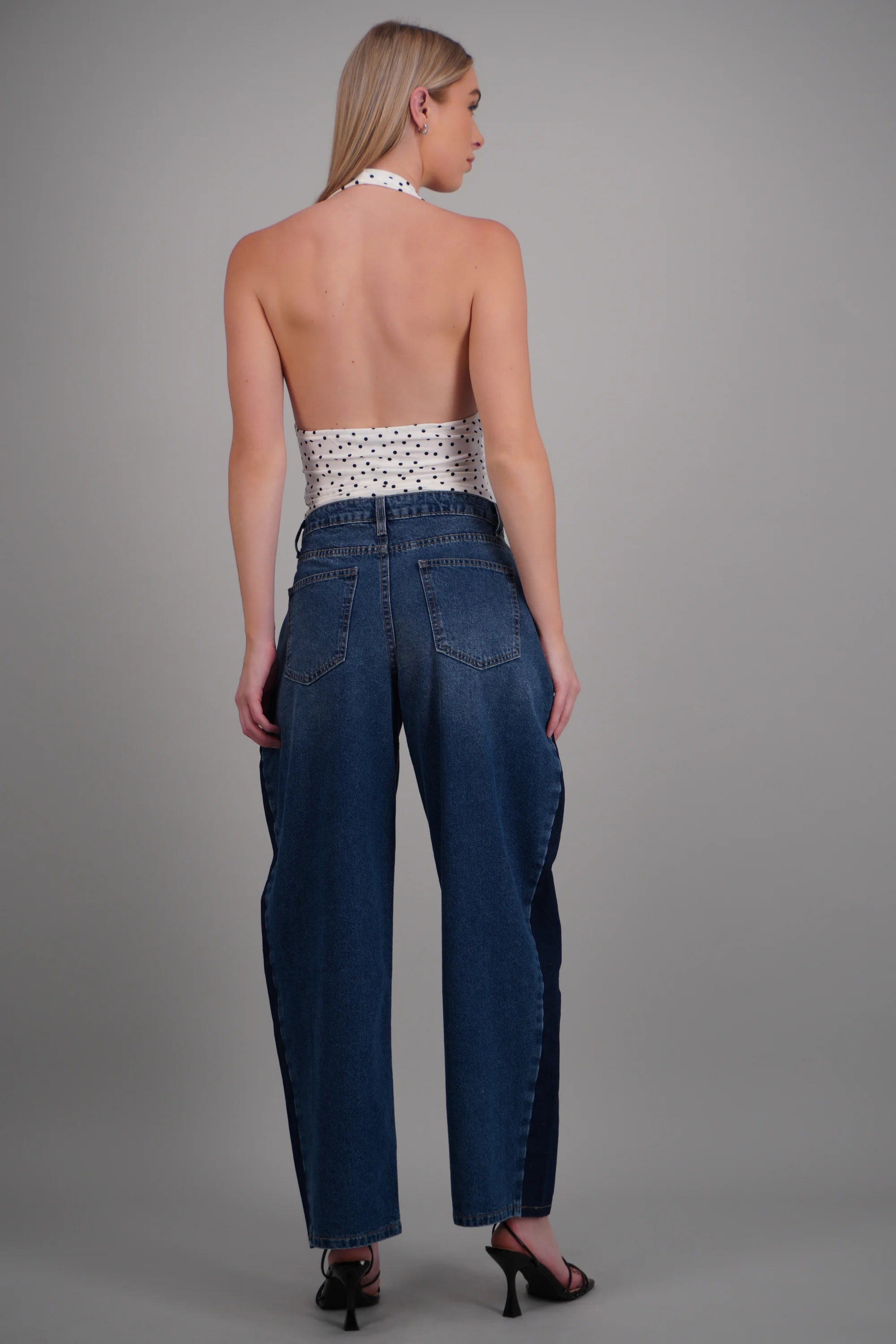 jeans balloon contraste - Image 4