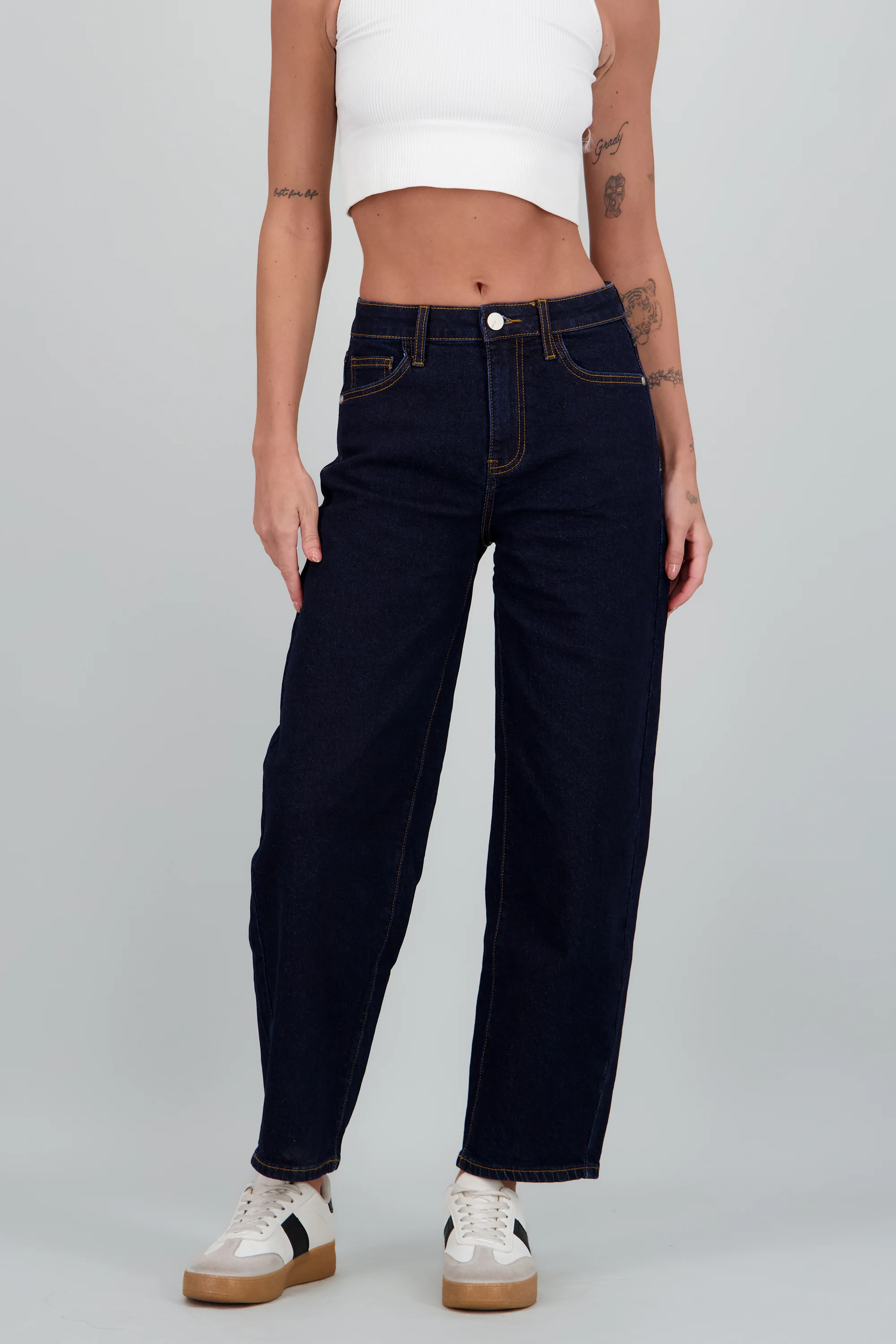 Jeans barrel crop - Image 2