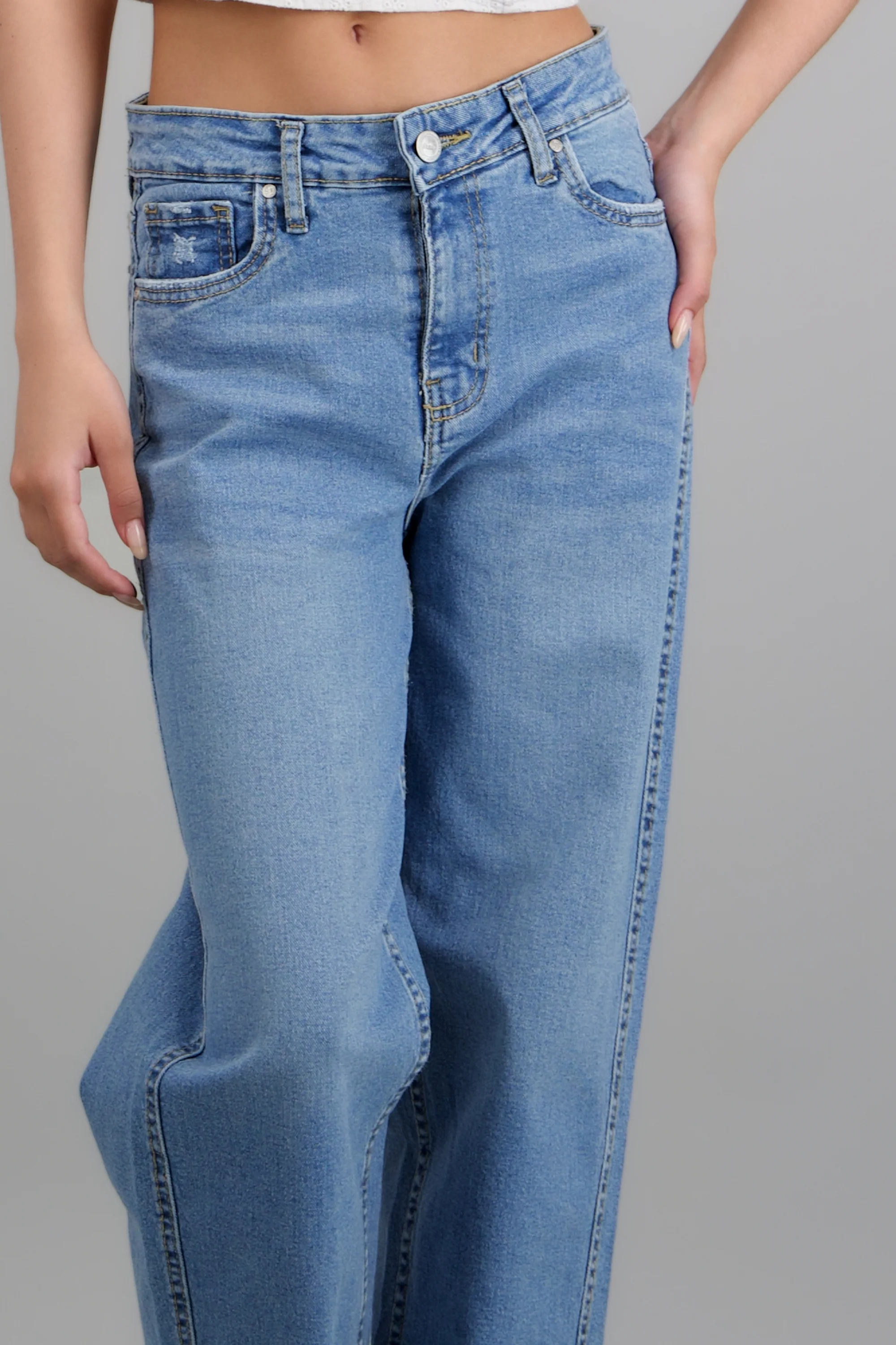 Jeans barrel mid rise - Image 5
