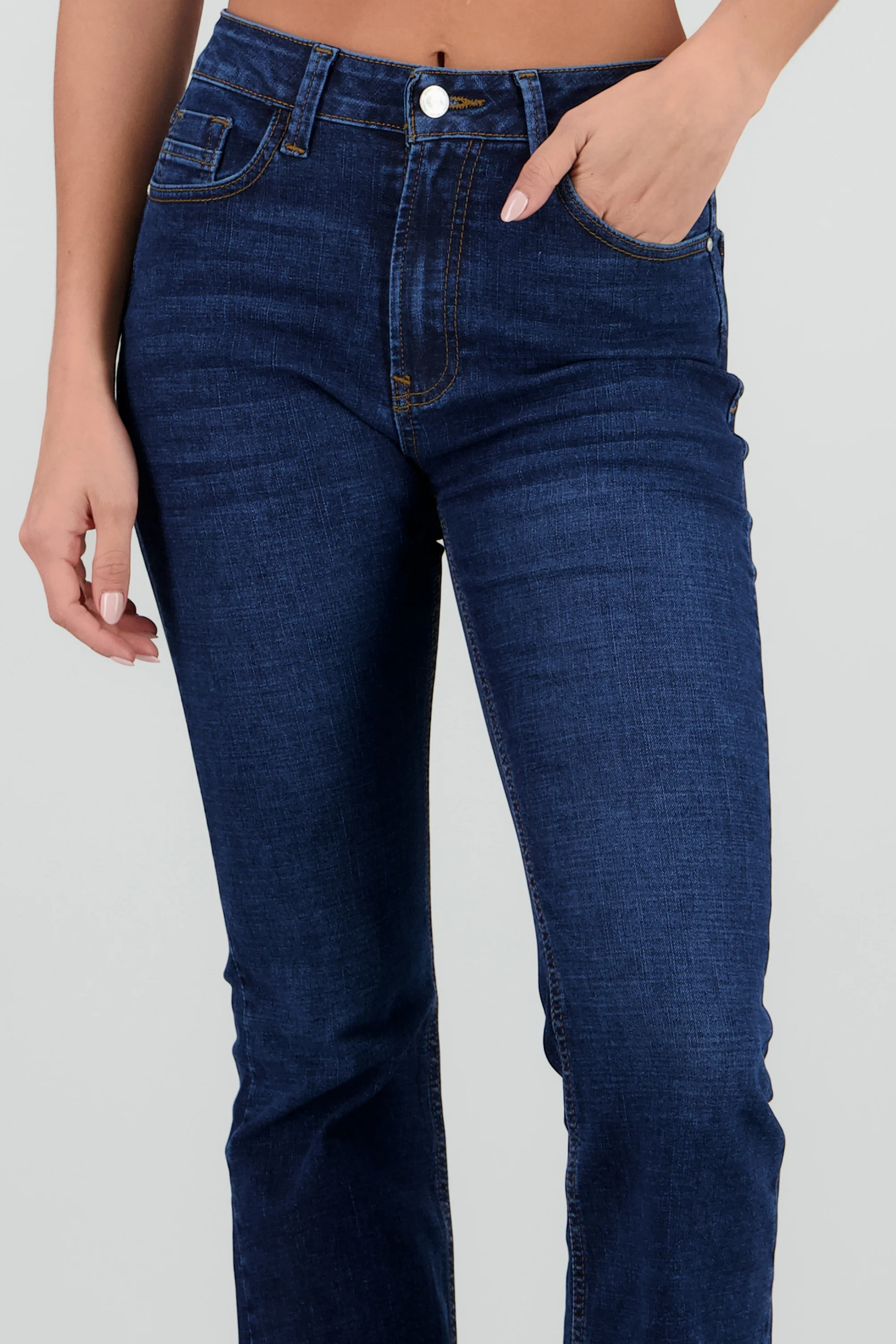 Jeans básicos flare al corte - Image 7