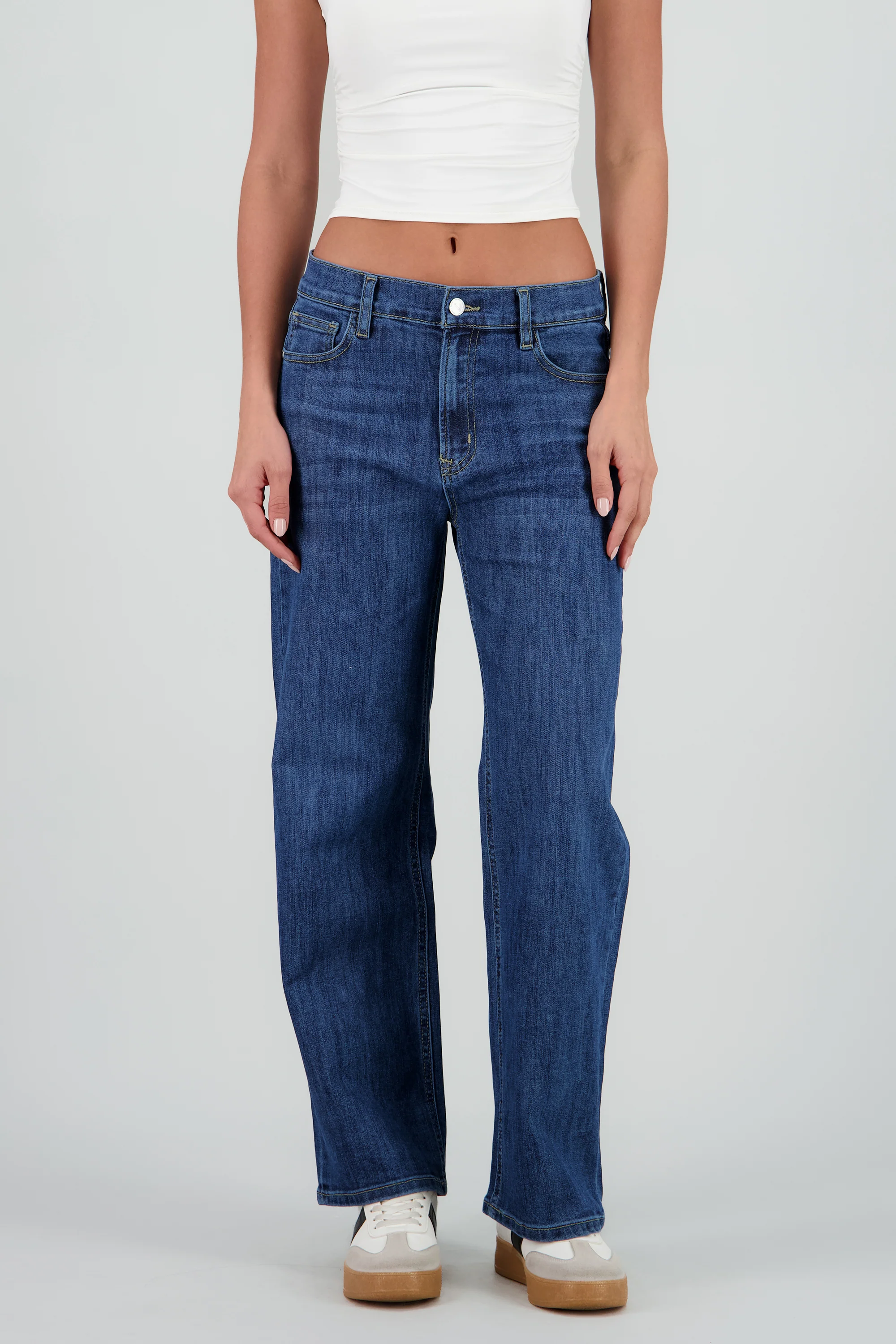Jeans básicos wide leg - Image 2