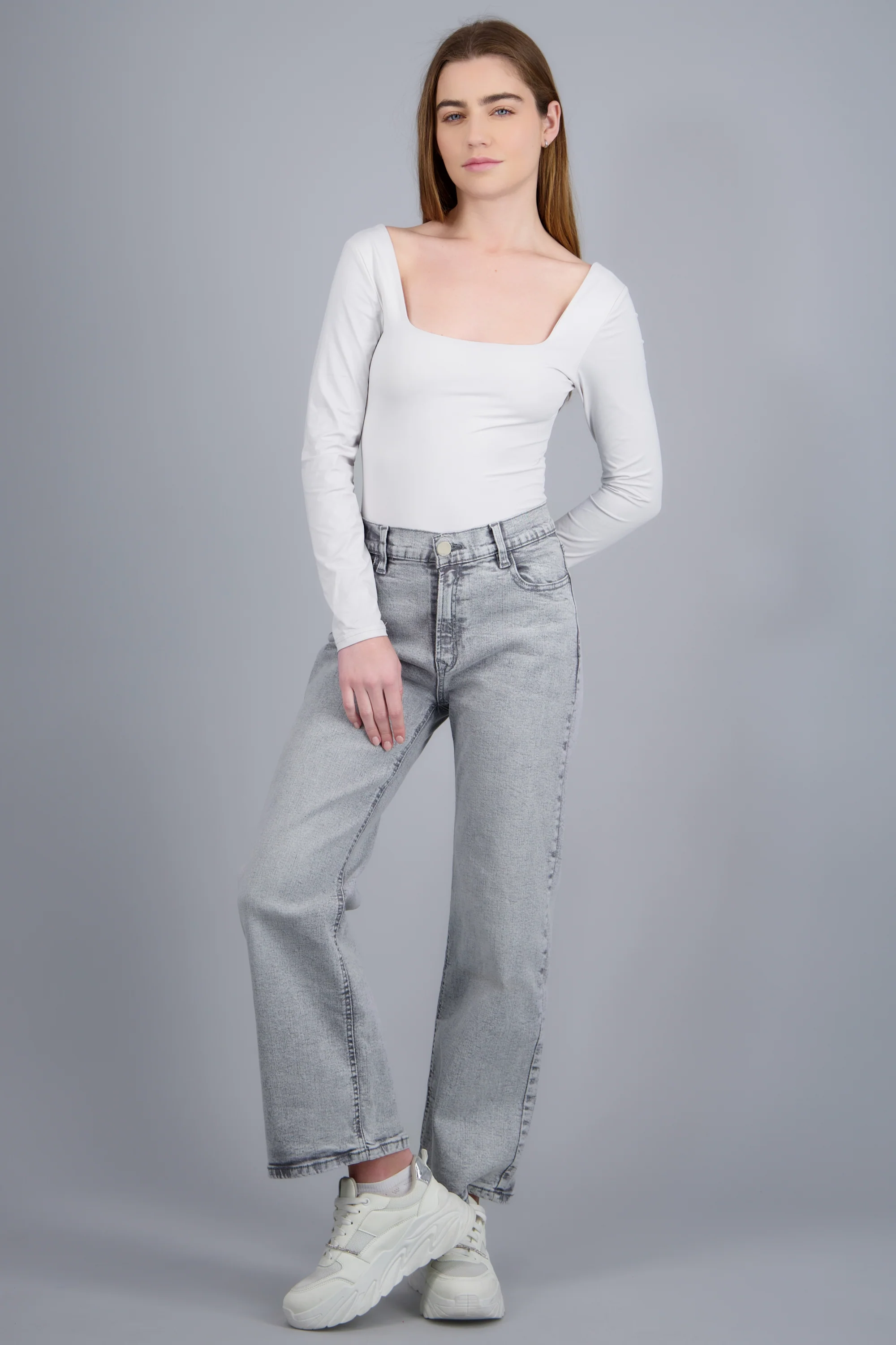 Jeans básicos wide leg - Image 2