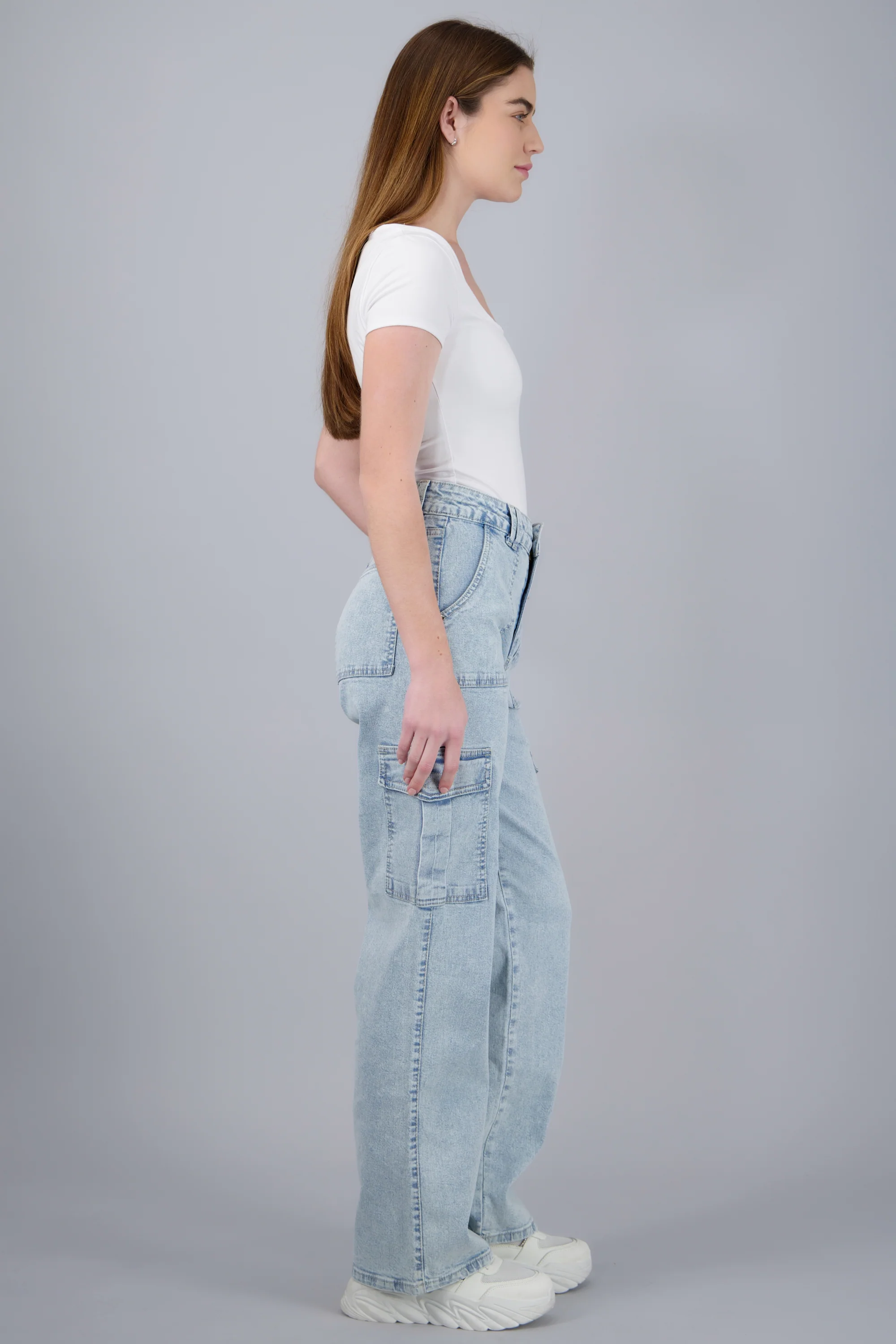 JEANS CARGO BOLSAS EN COSTADOS - Image 3