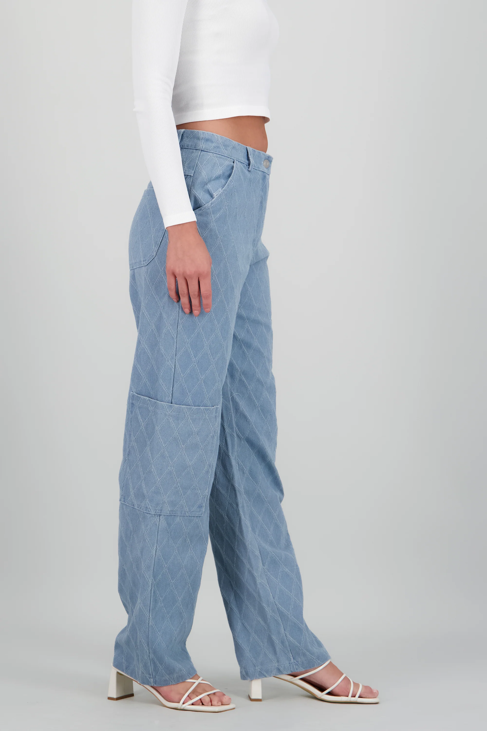 Jeans con detalle patron - Image 3