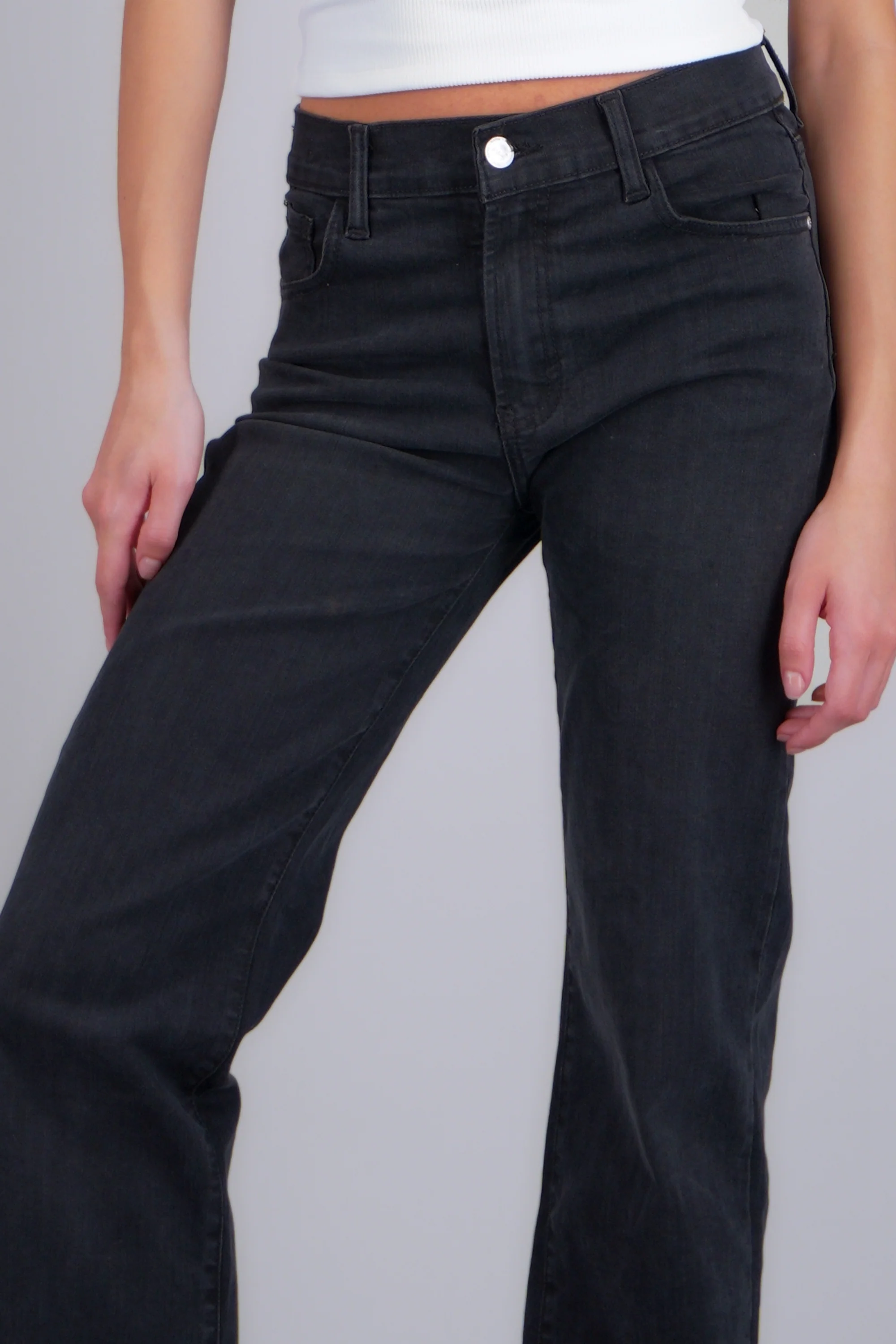 Jeans cropped amplios - Image 5
