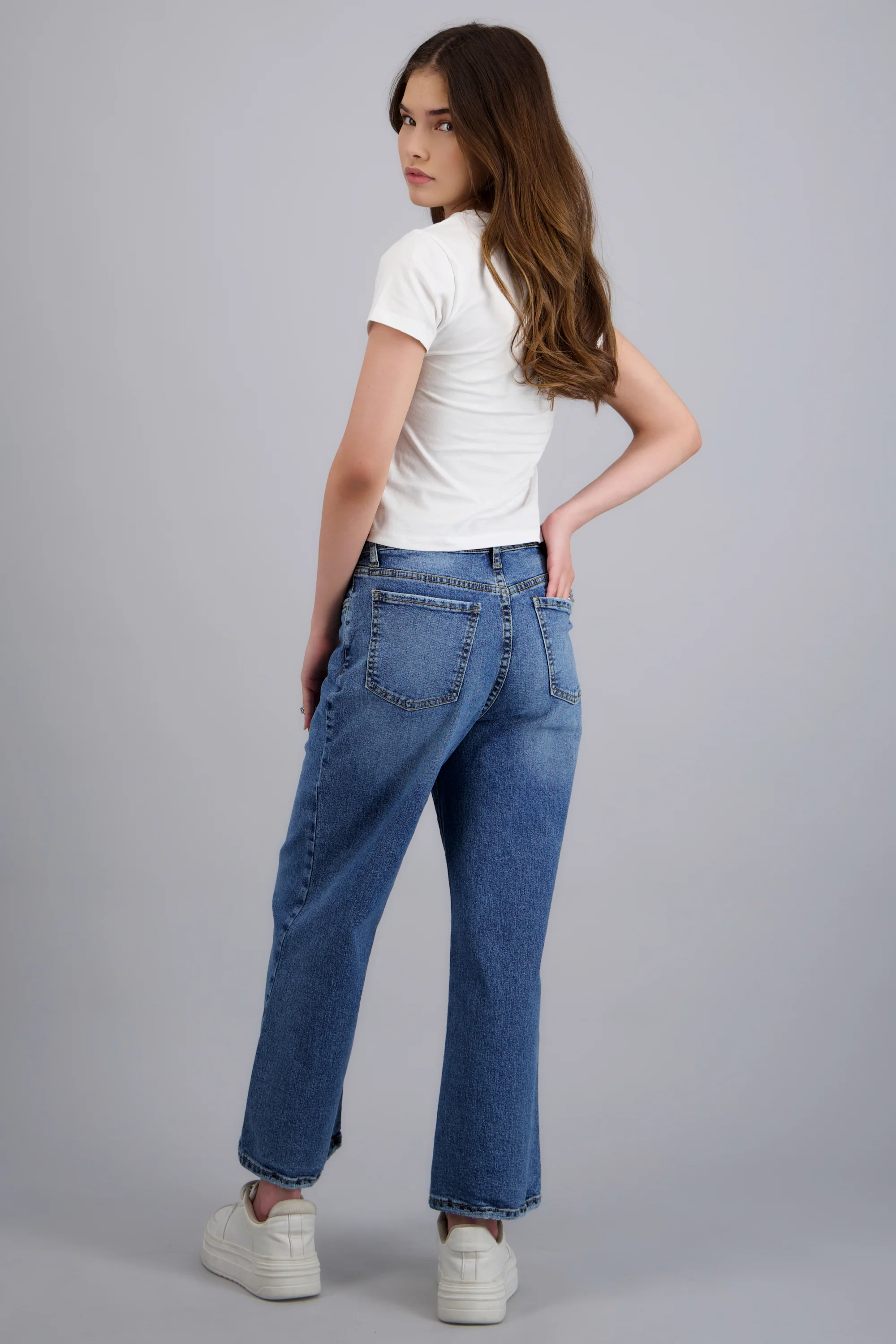 Jeans cropped mid rise - Image 4