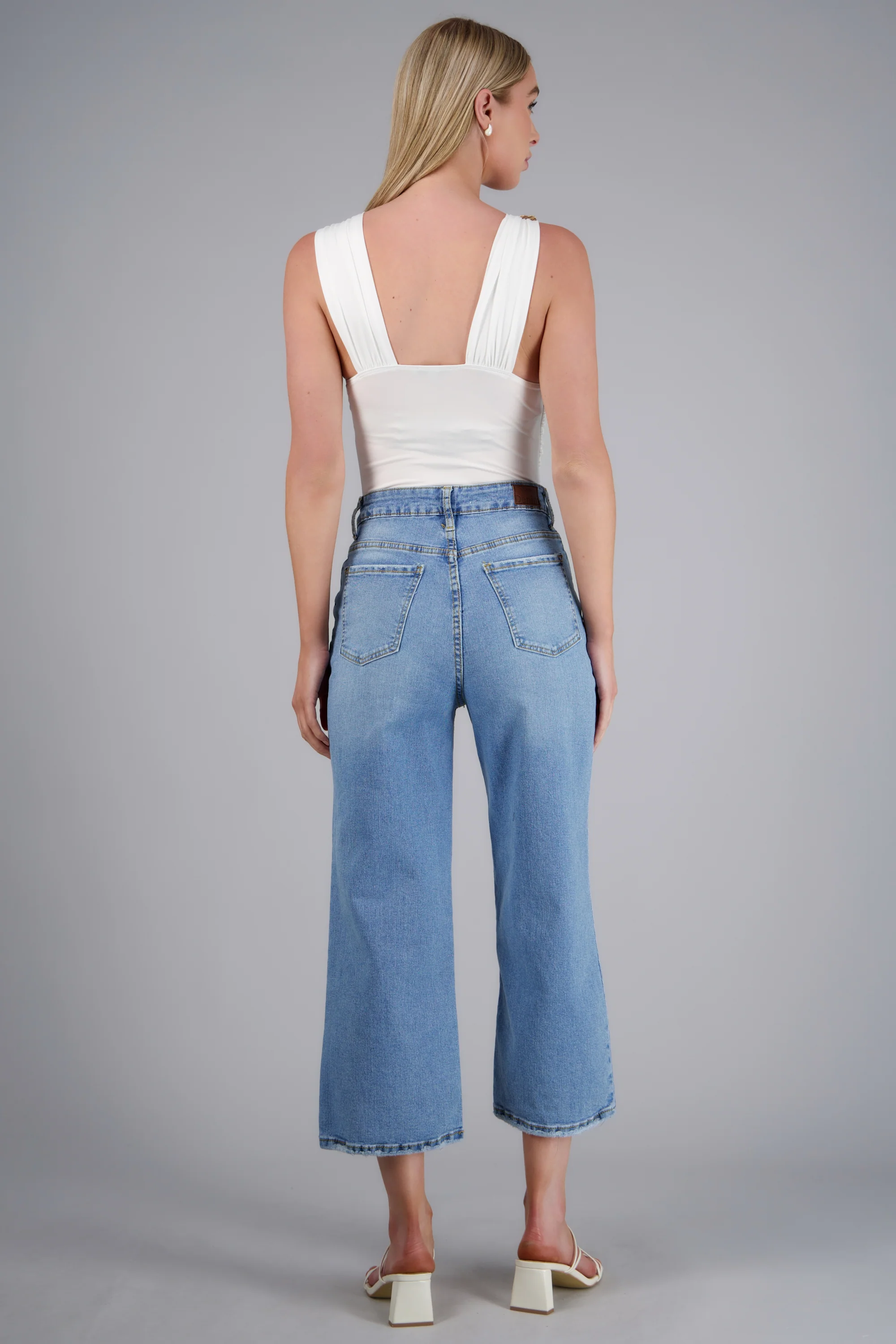 Jeans cropped mid rise - Image 4
