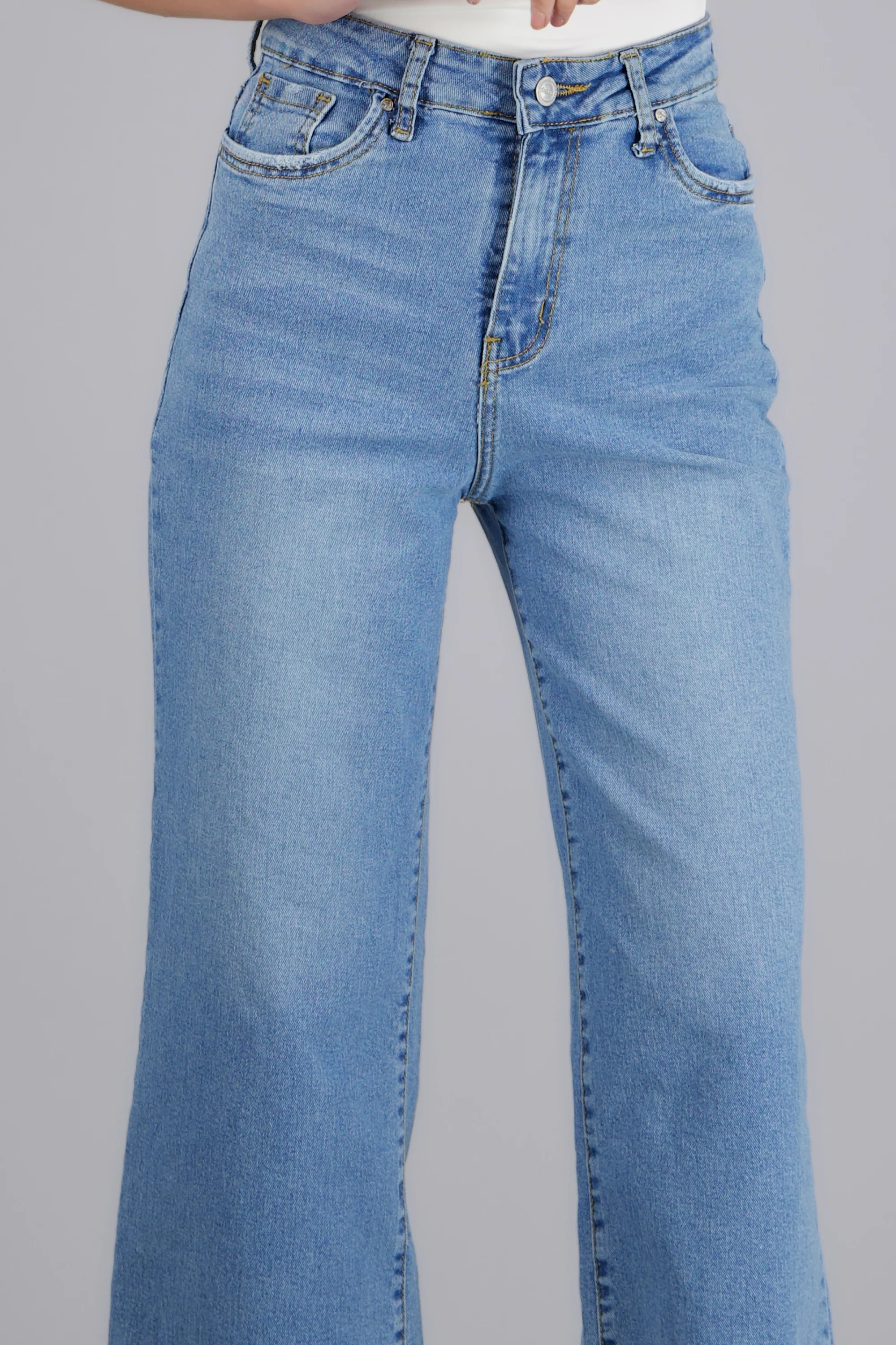 Jeans cropped mid rise - Image 5
