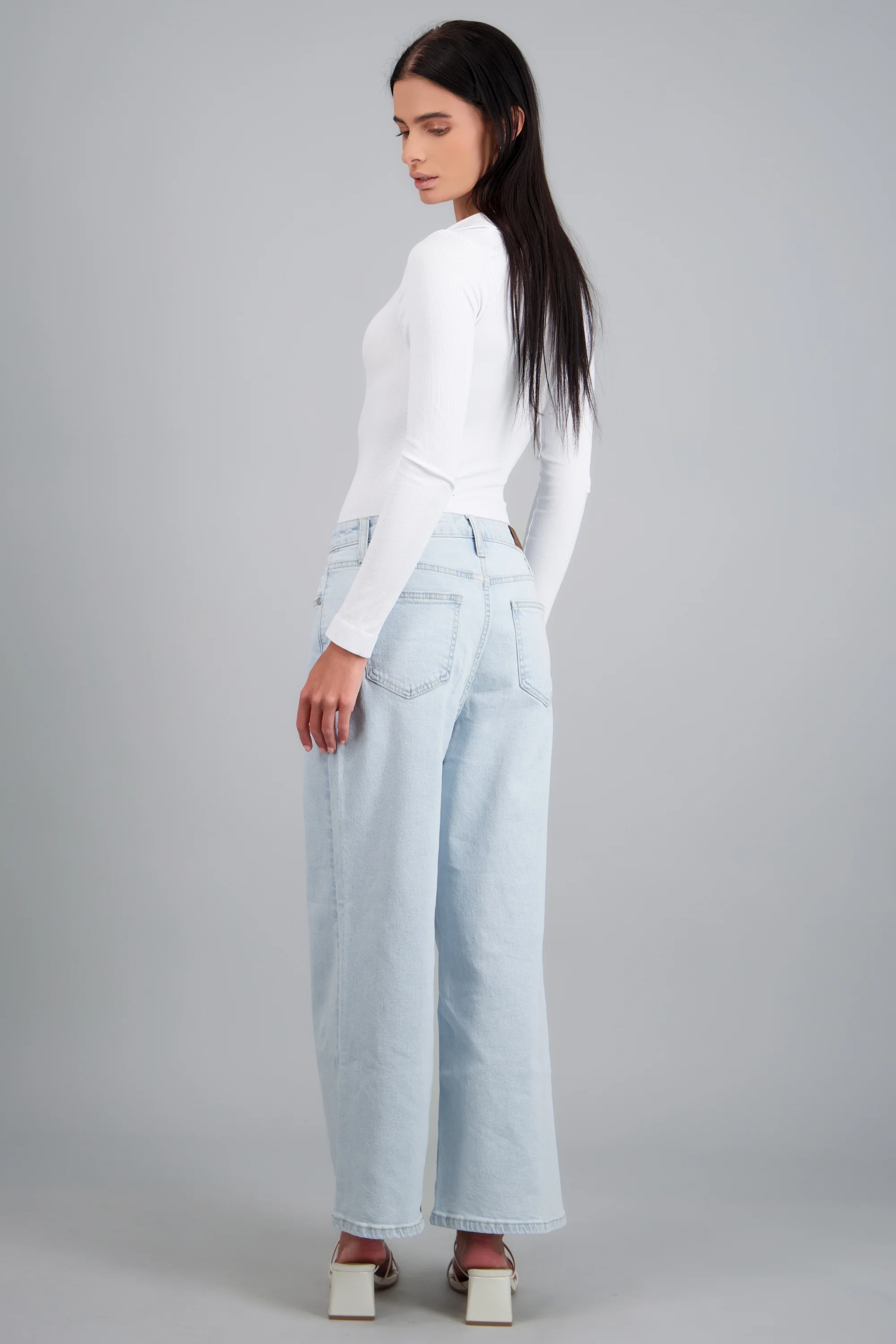 JEANS CROPPED MID RISE - Image 3