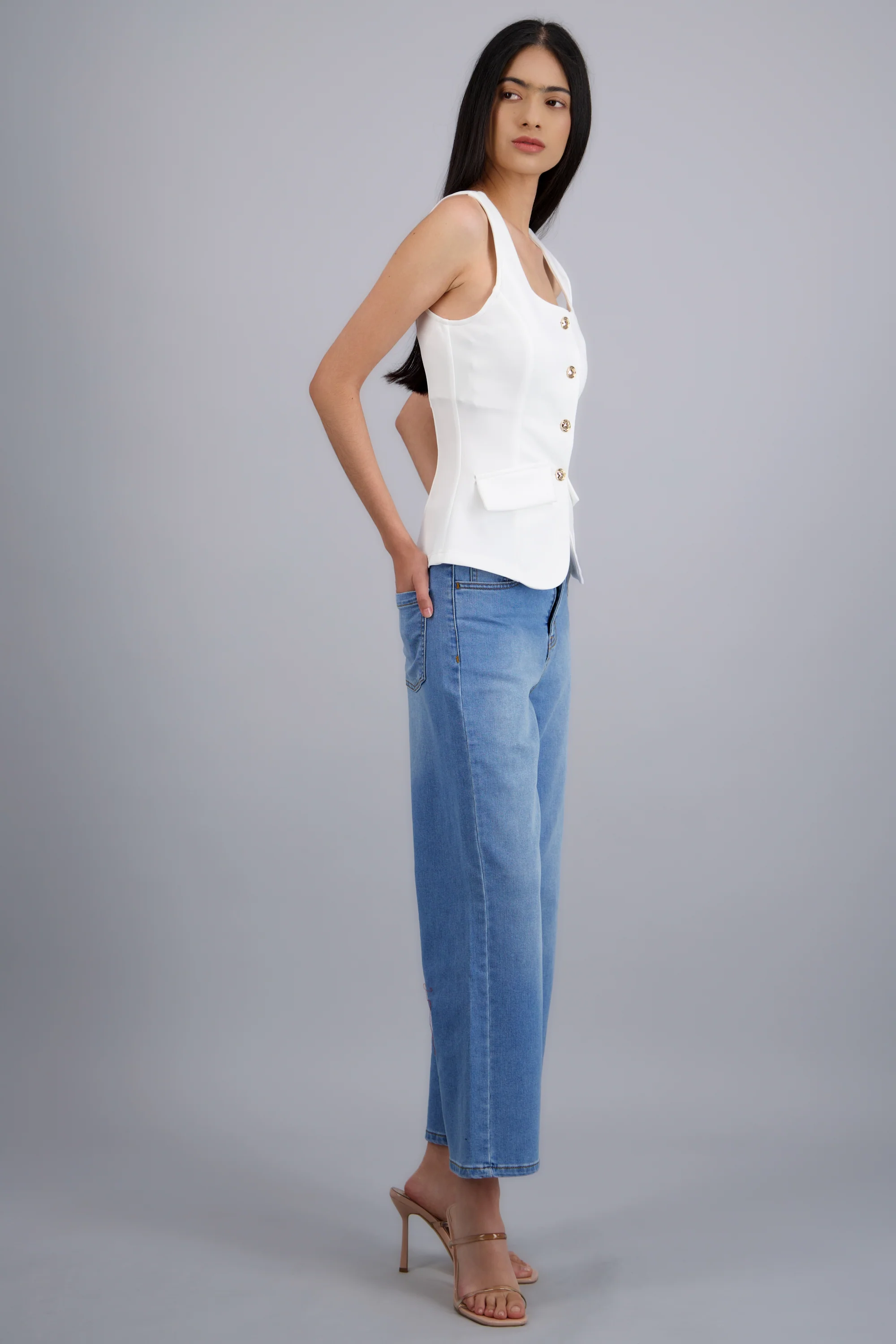 Jeans cropped slim - Image 4
