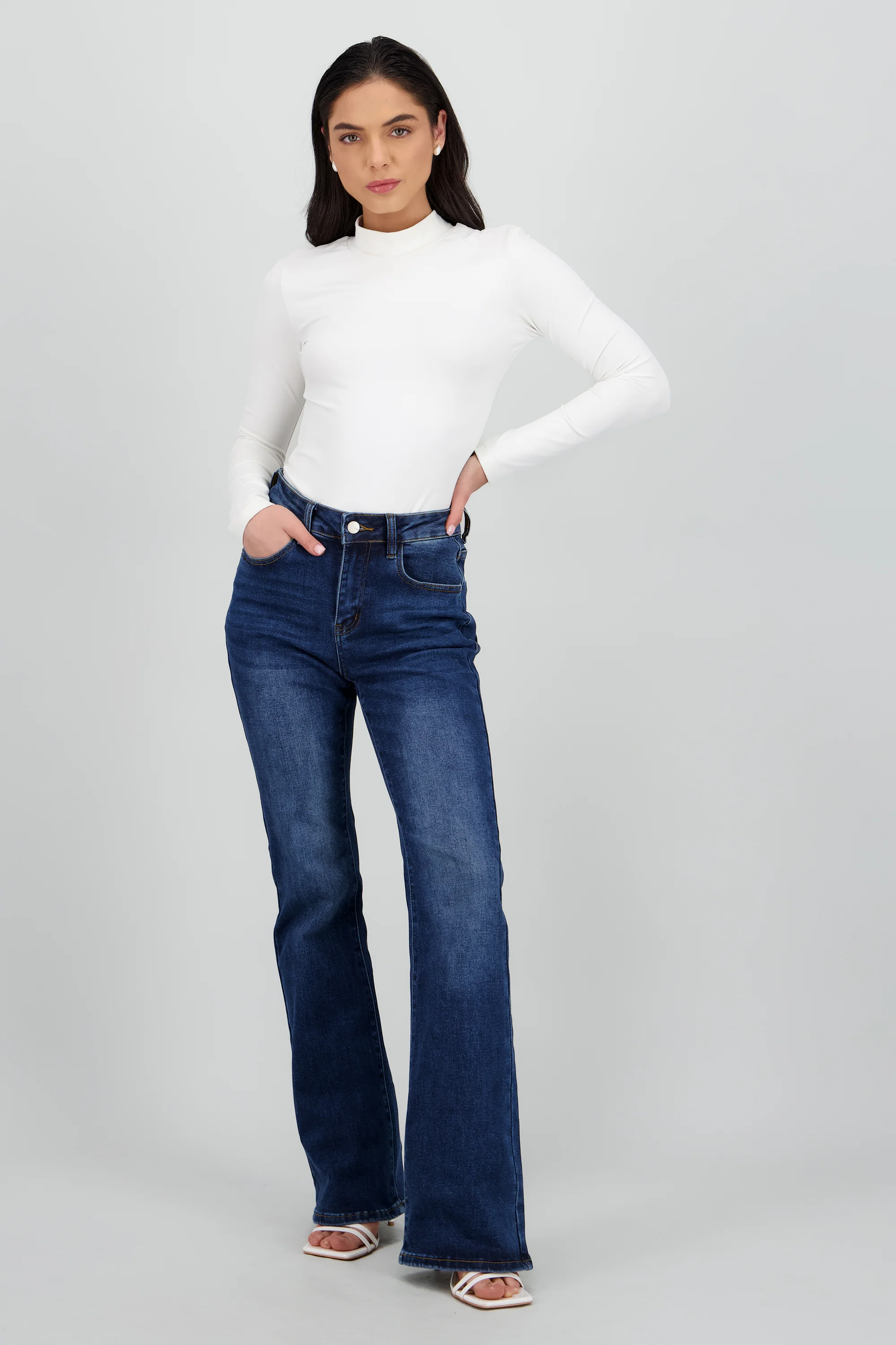 Jeans flare amplios