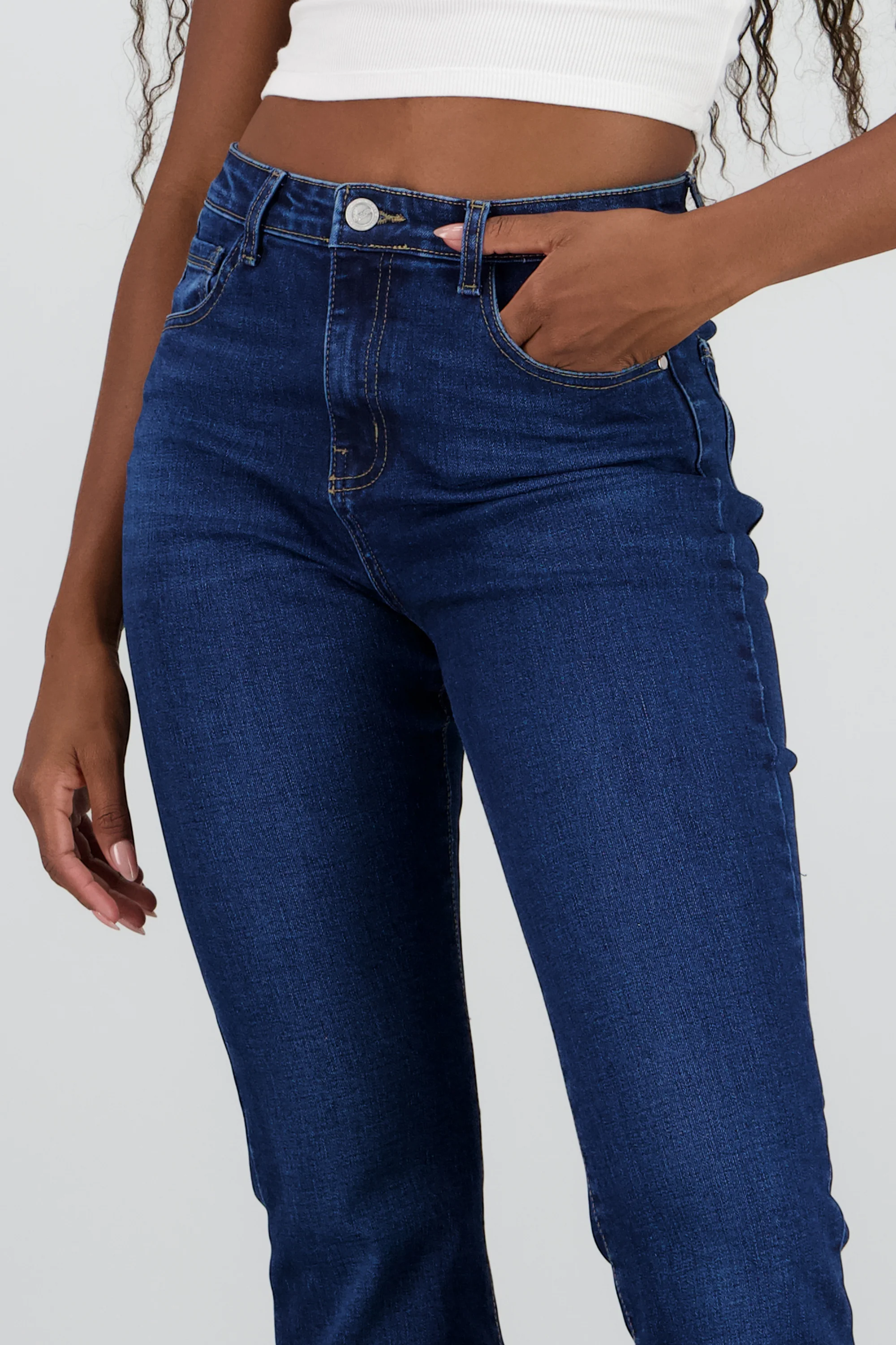Jeans flare mid rise - Image 7