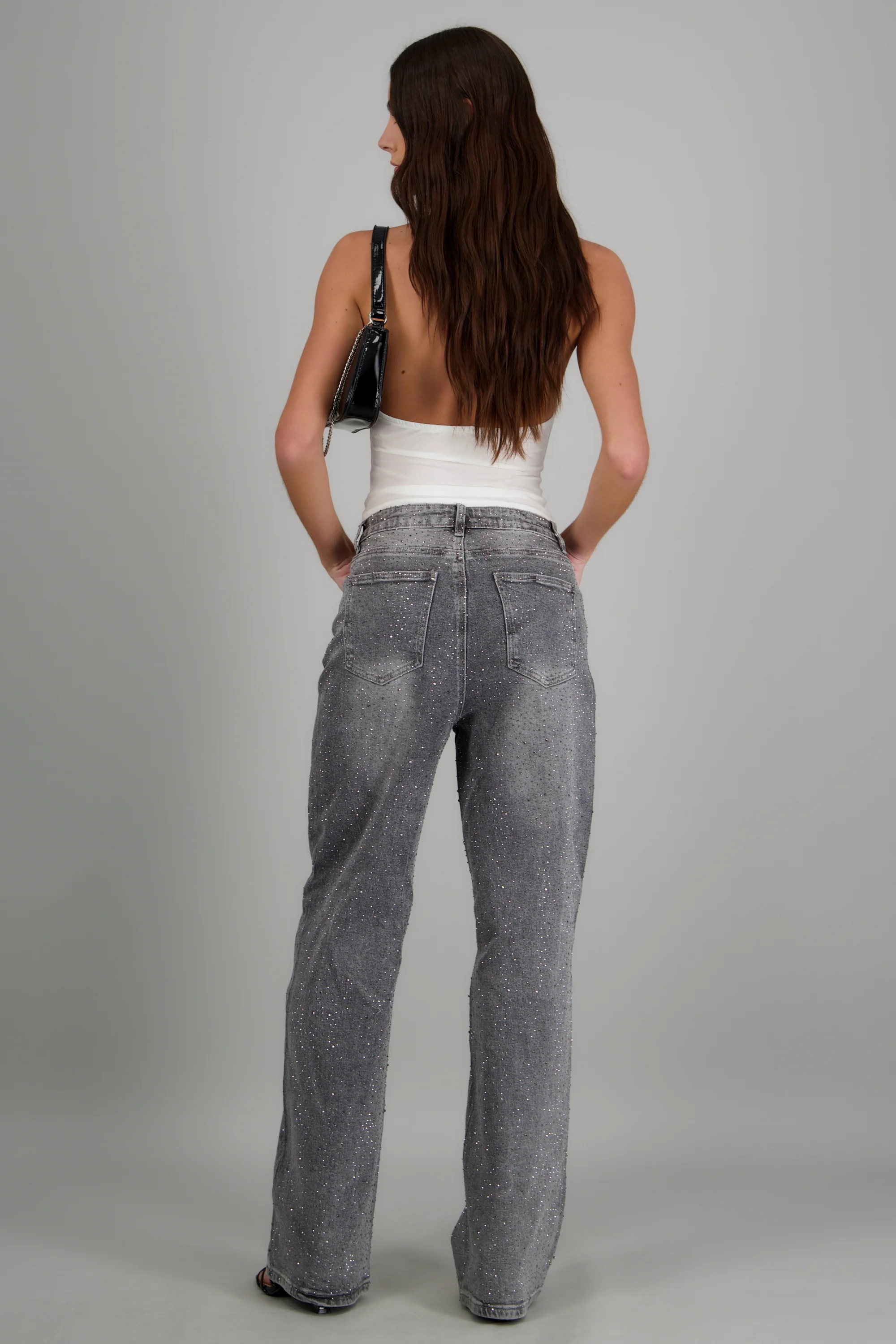 Jeans straight brillo - Image 4