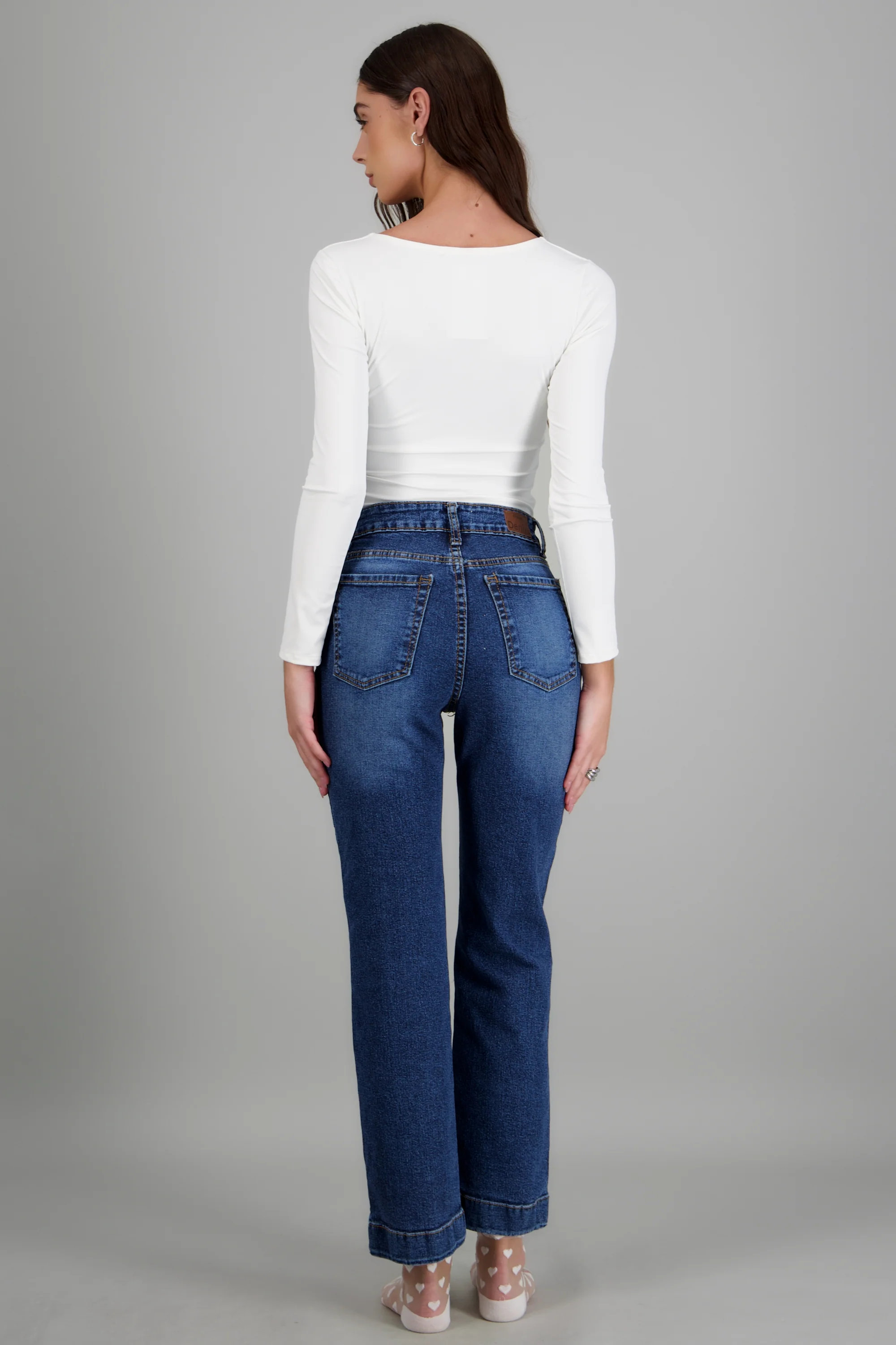 Jeans straight dobladillo - Image 4