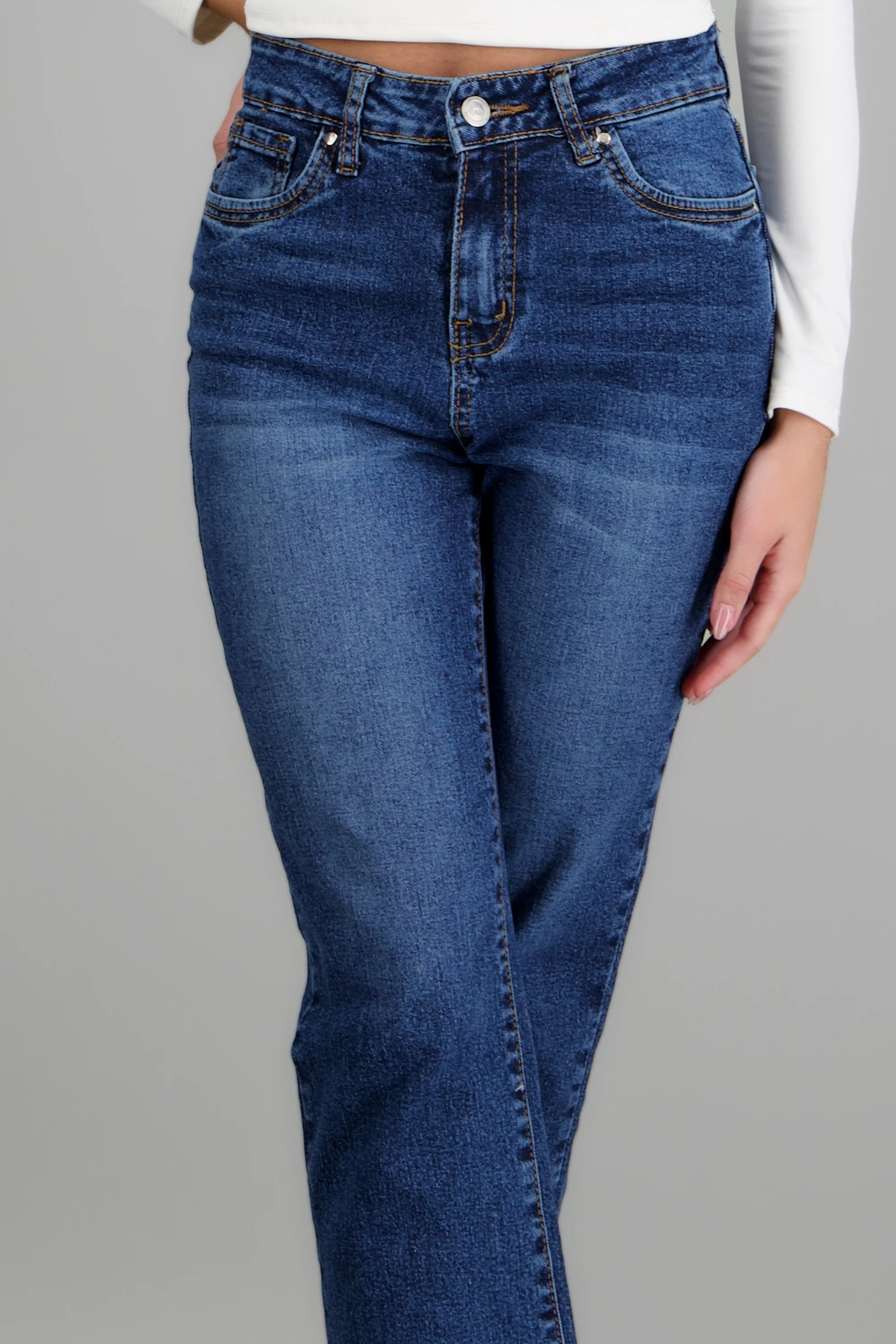 Jeans straight dobladillo - Image 5