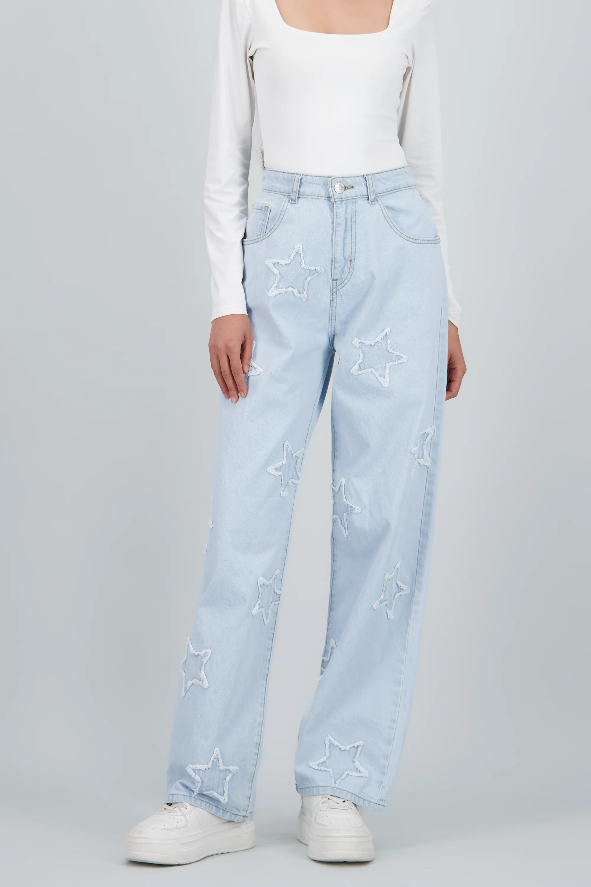 Jeans straight estrellas mini - Image 2