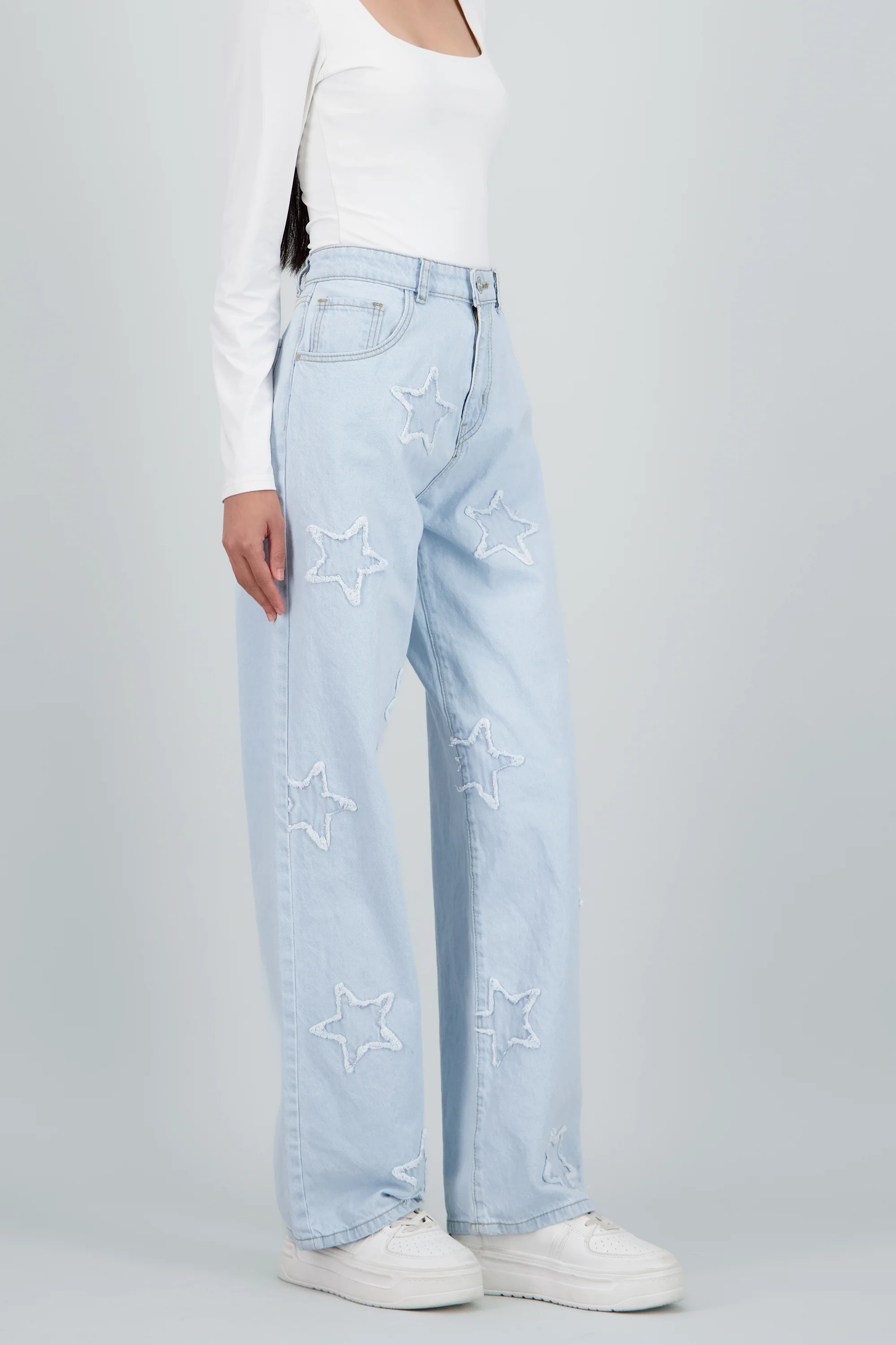 Jeans straight estrellas mini - Image 3